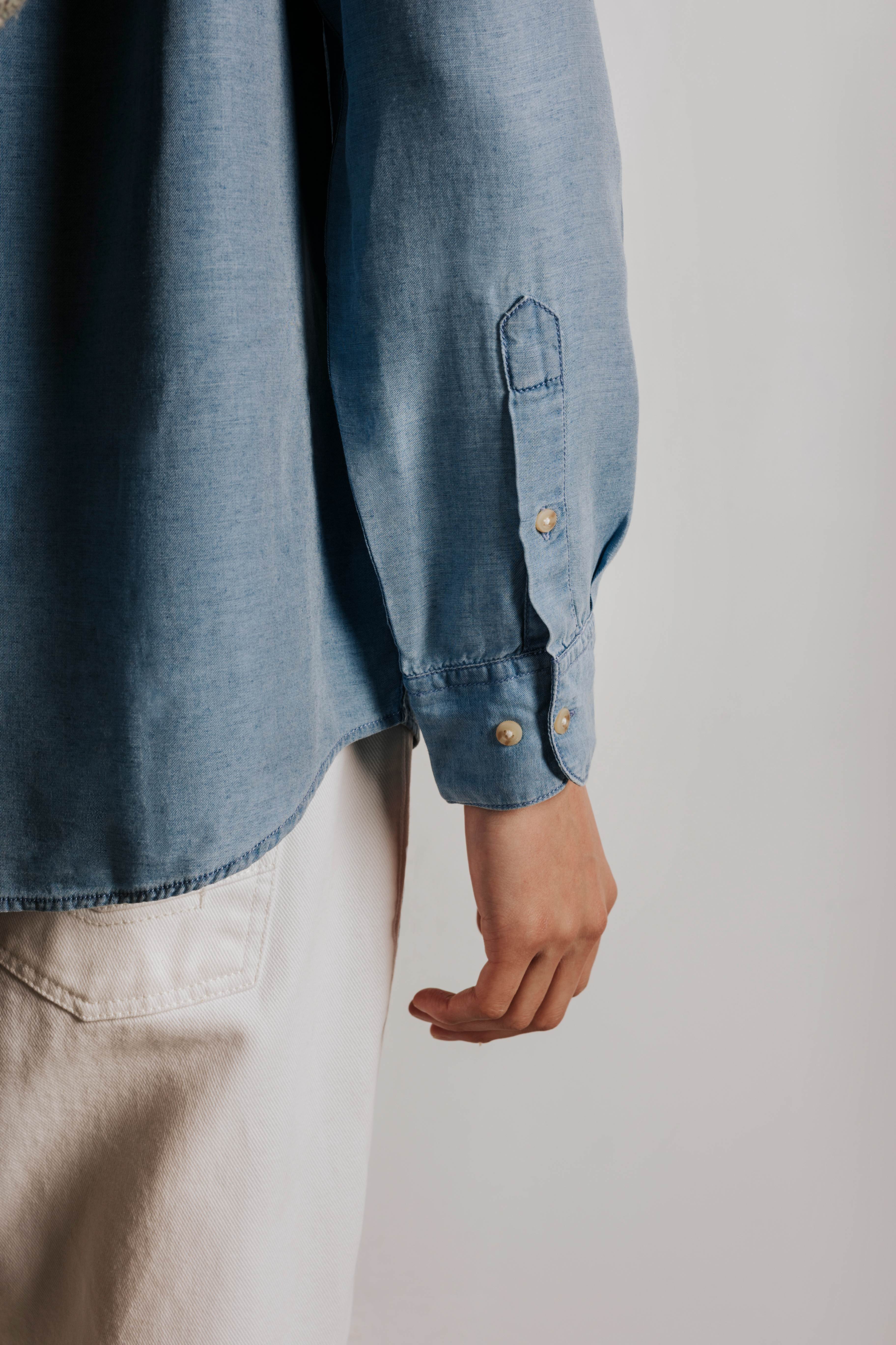 Camisa tejana tencel