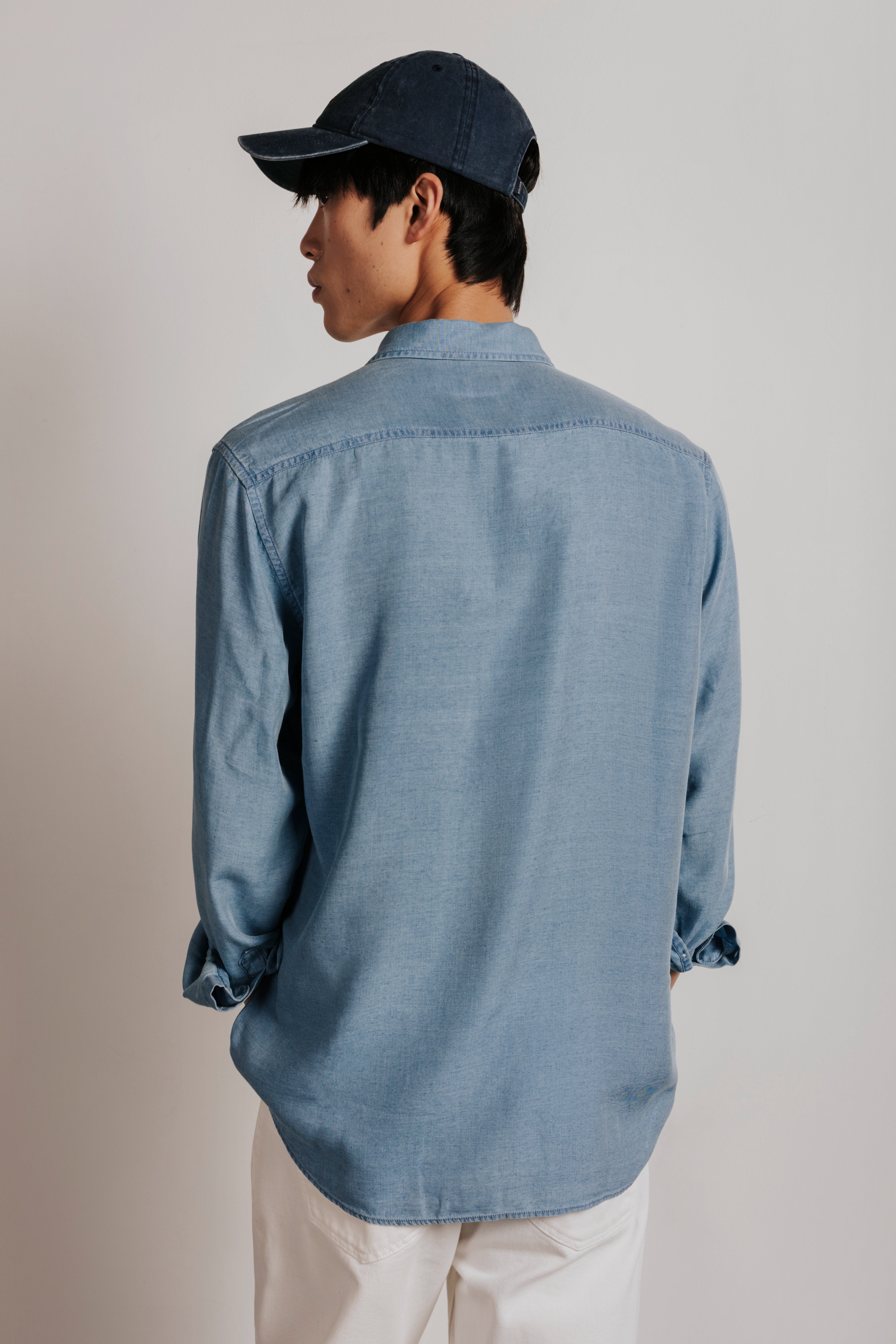 Camisa tejana tencel