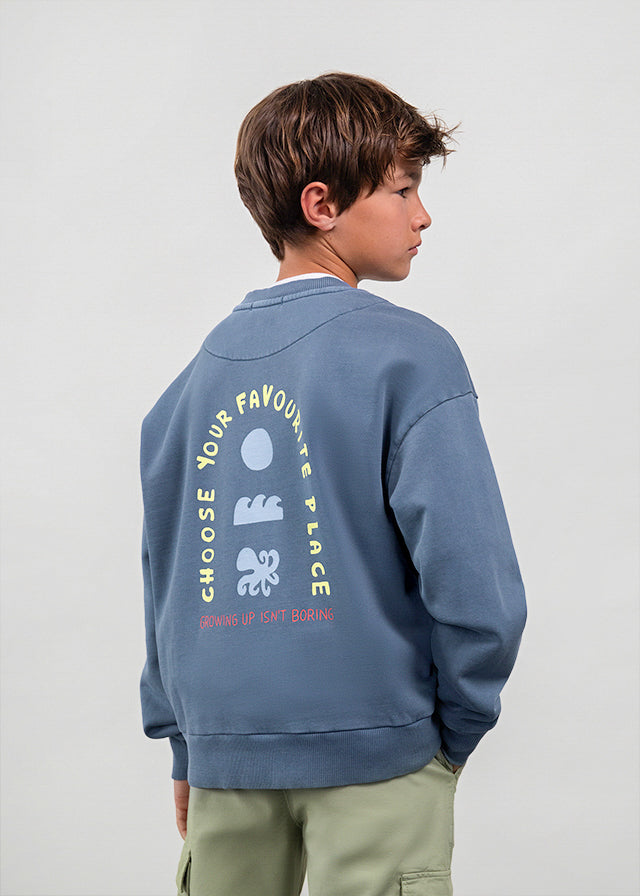 Sudadera niño Boston art The Boston Kids