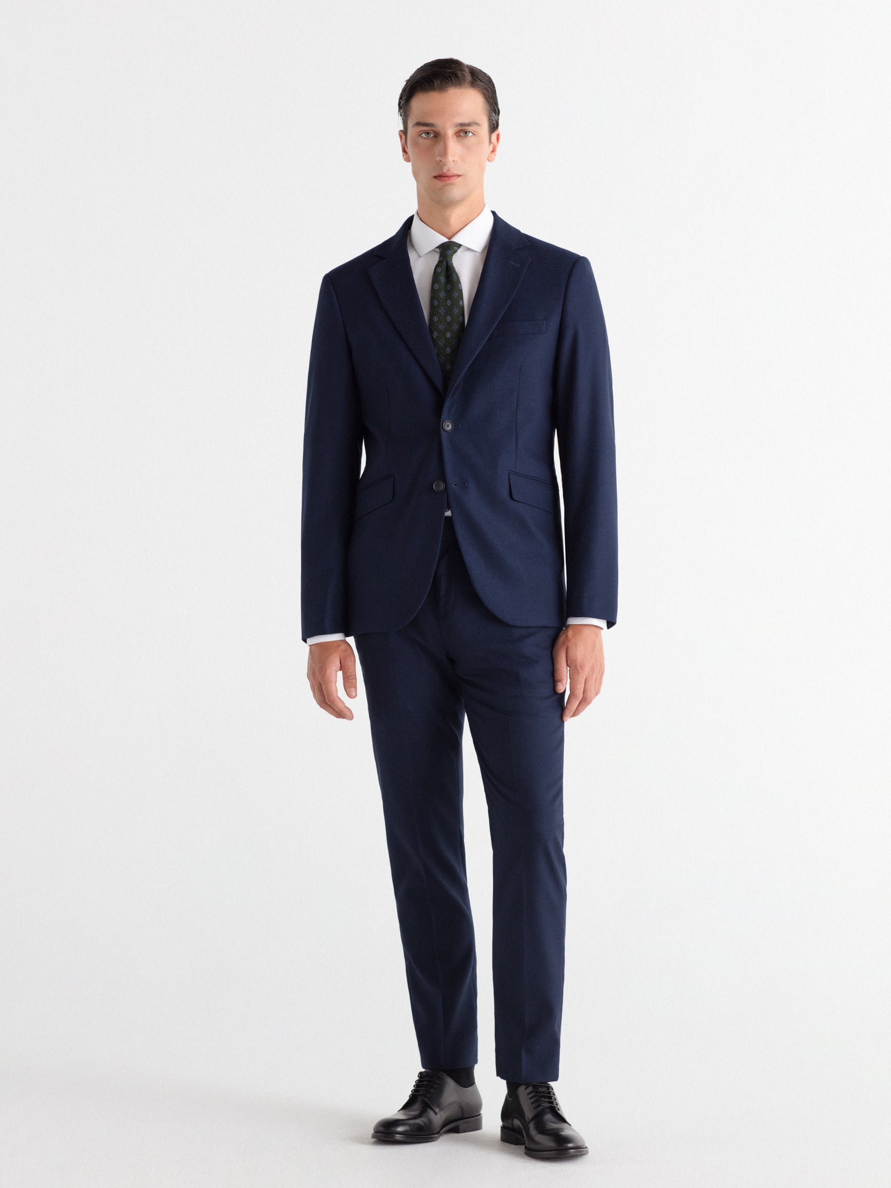 Pantalón traje falso liso