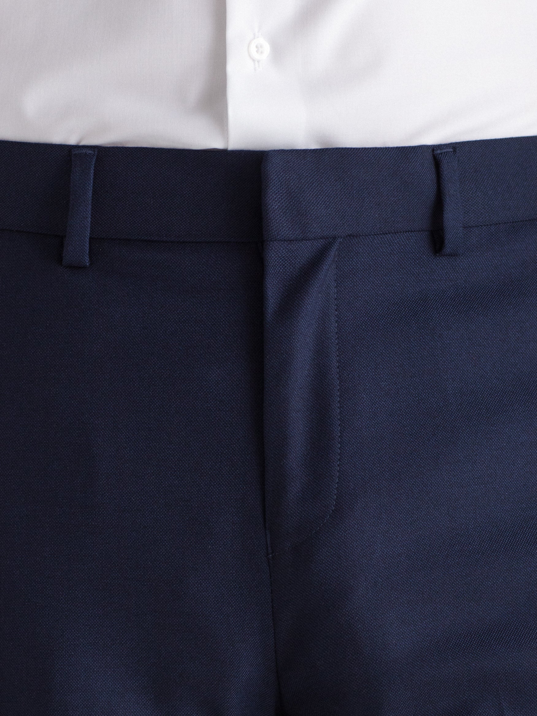 Pantalón traje falso liso