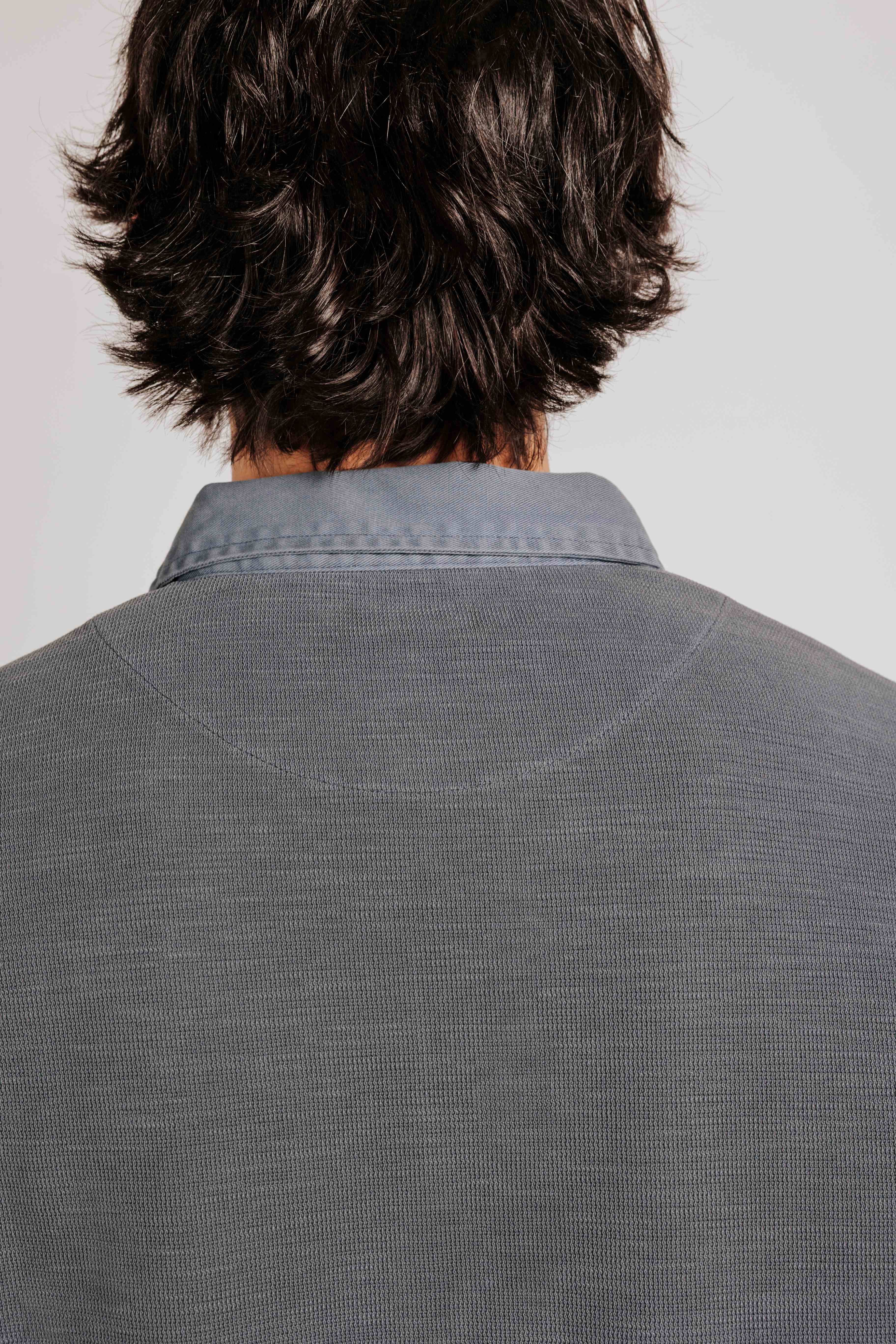 Polo oversize algodón con estructura