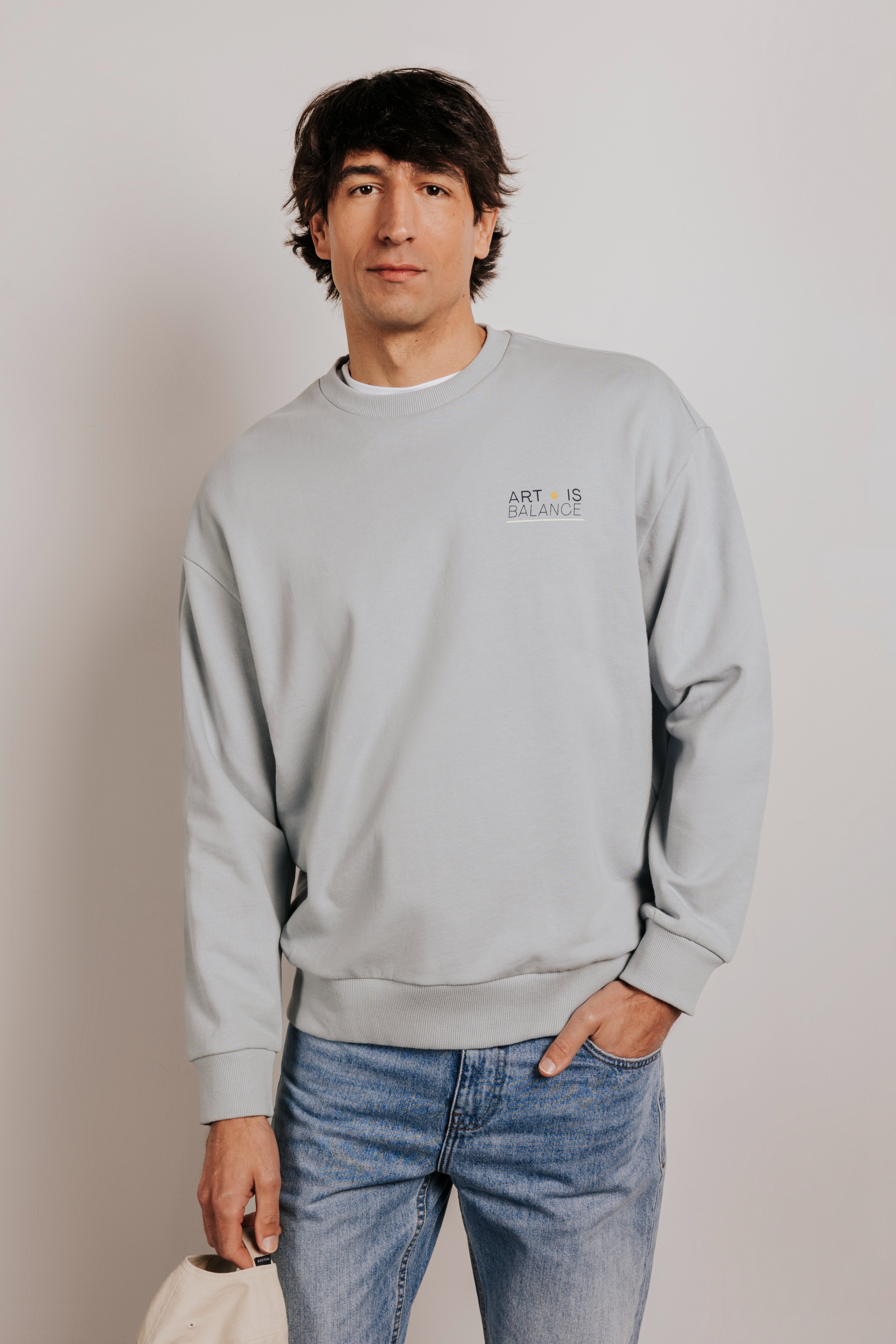 Sudadera oversize lettering
