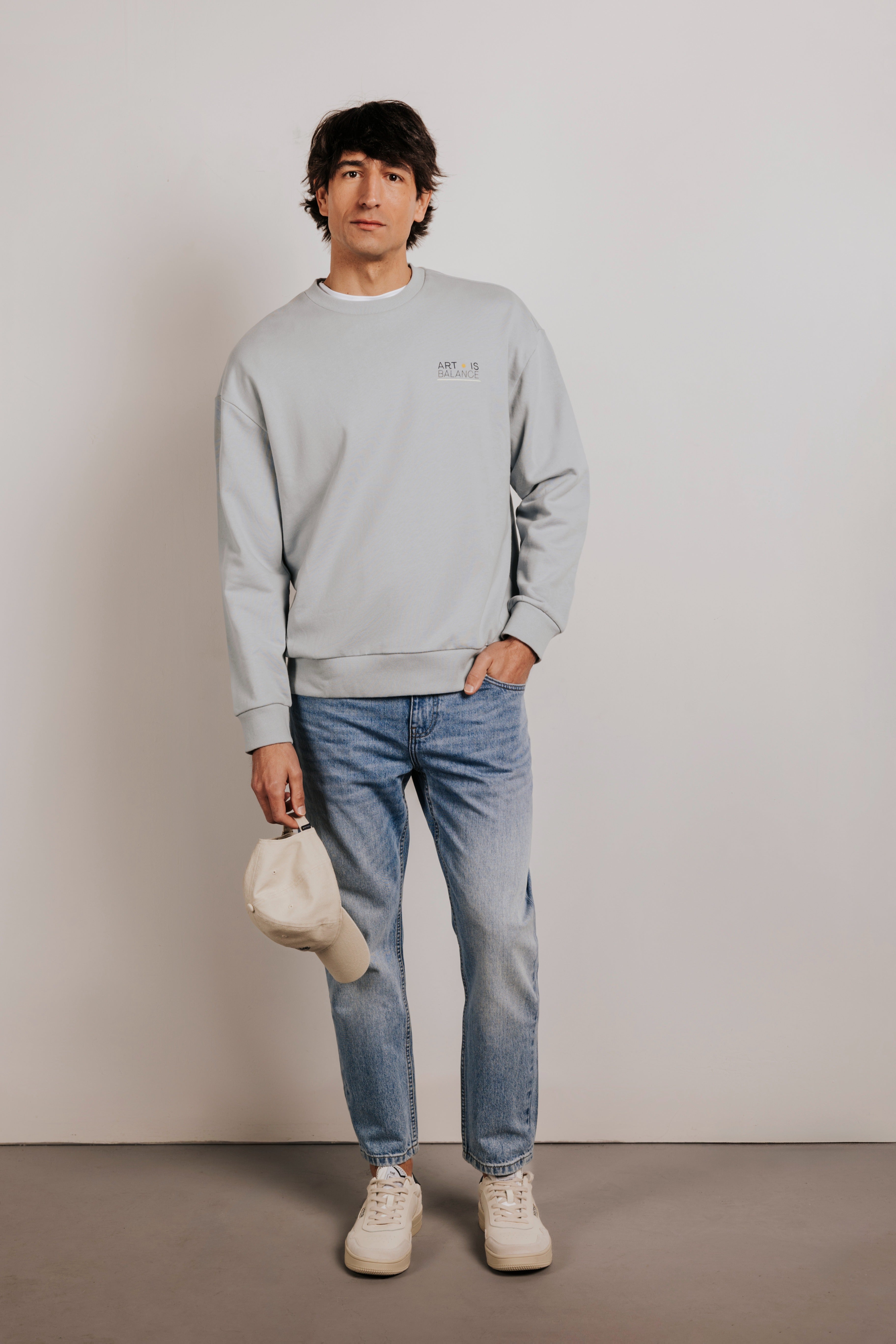 Sudadera oversize lettering