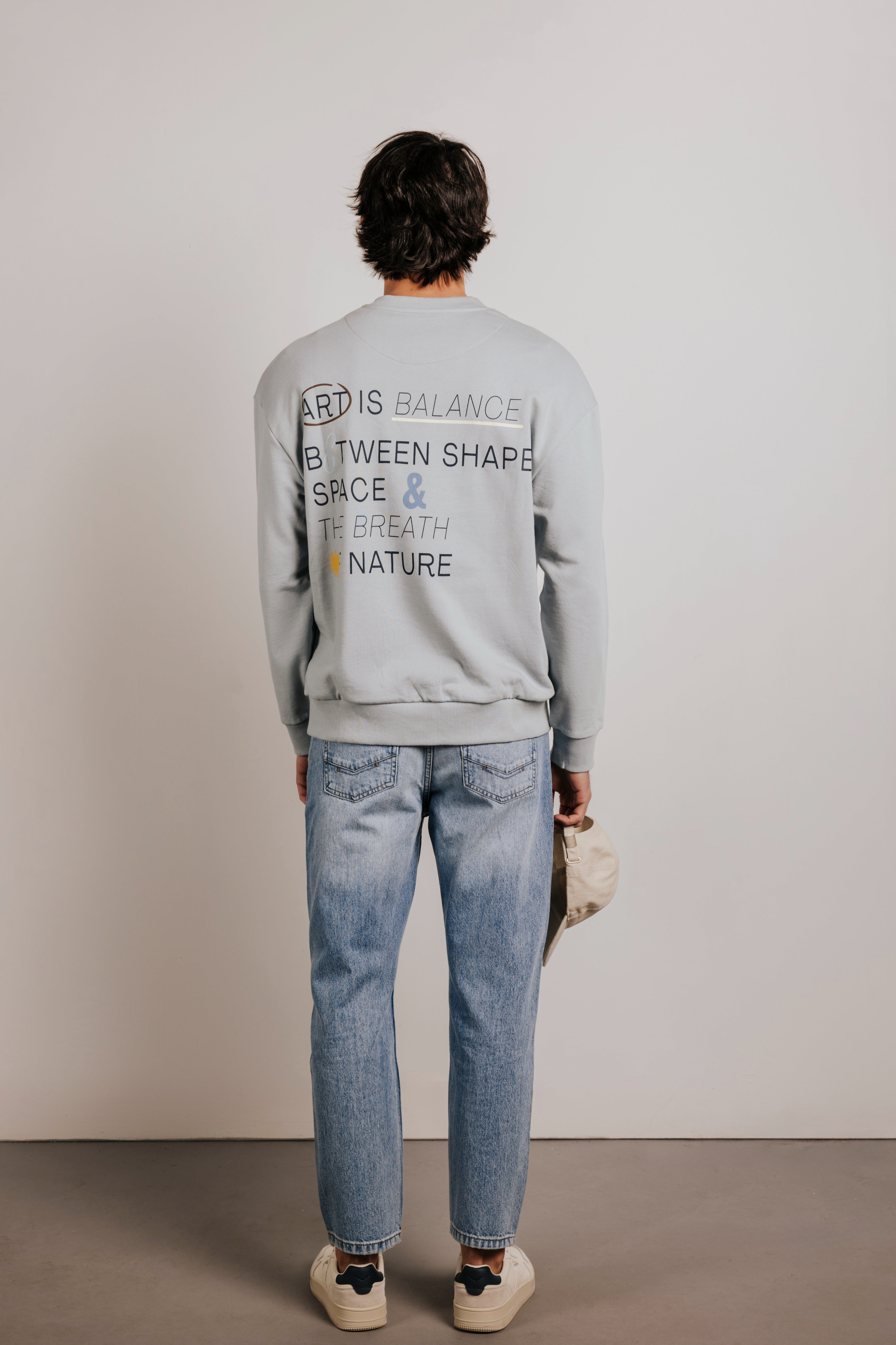 Sudadera oversize lettering