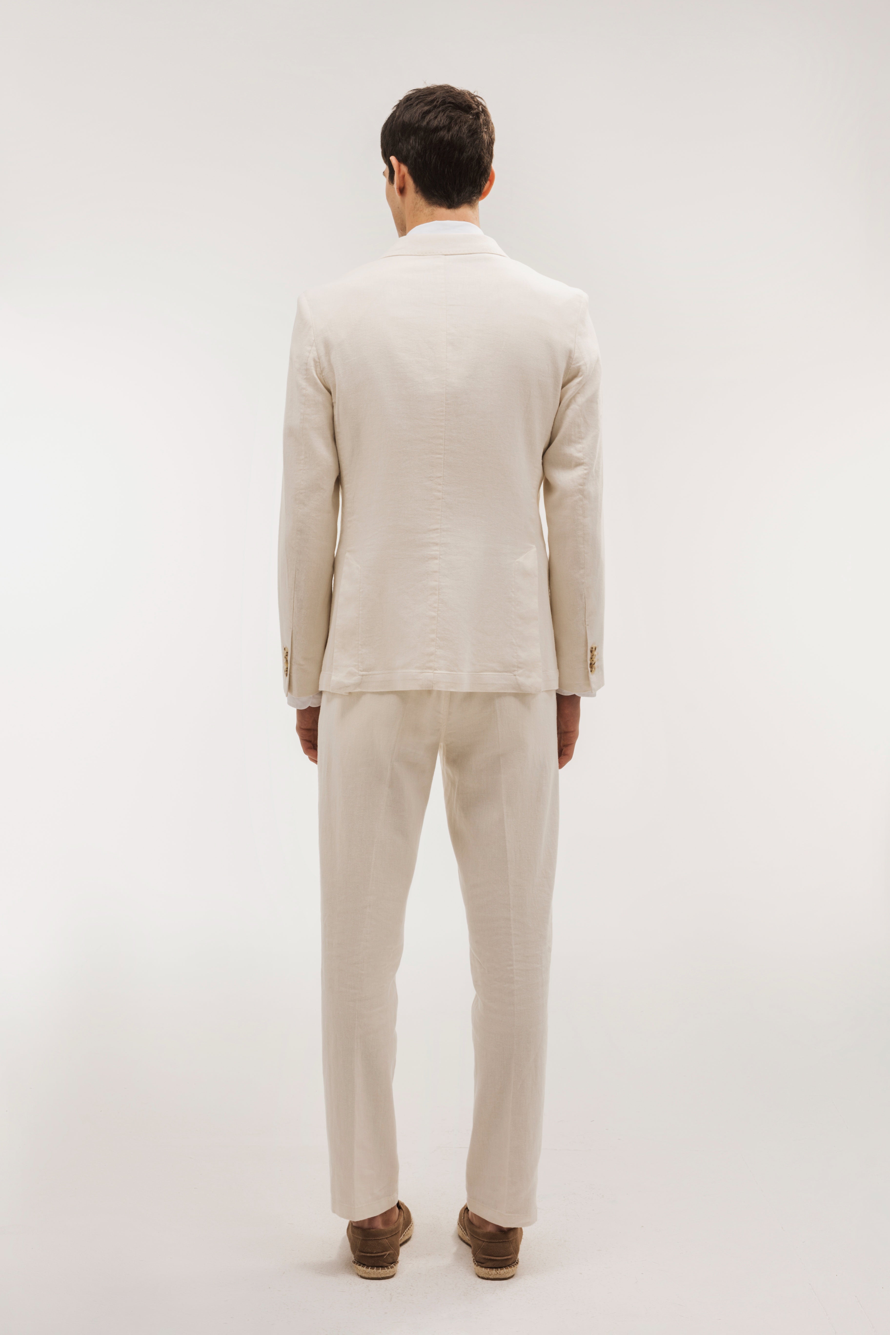 Pantalón smart chino lino