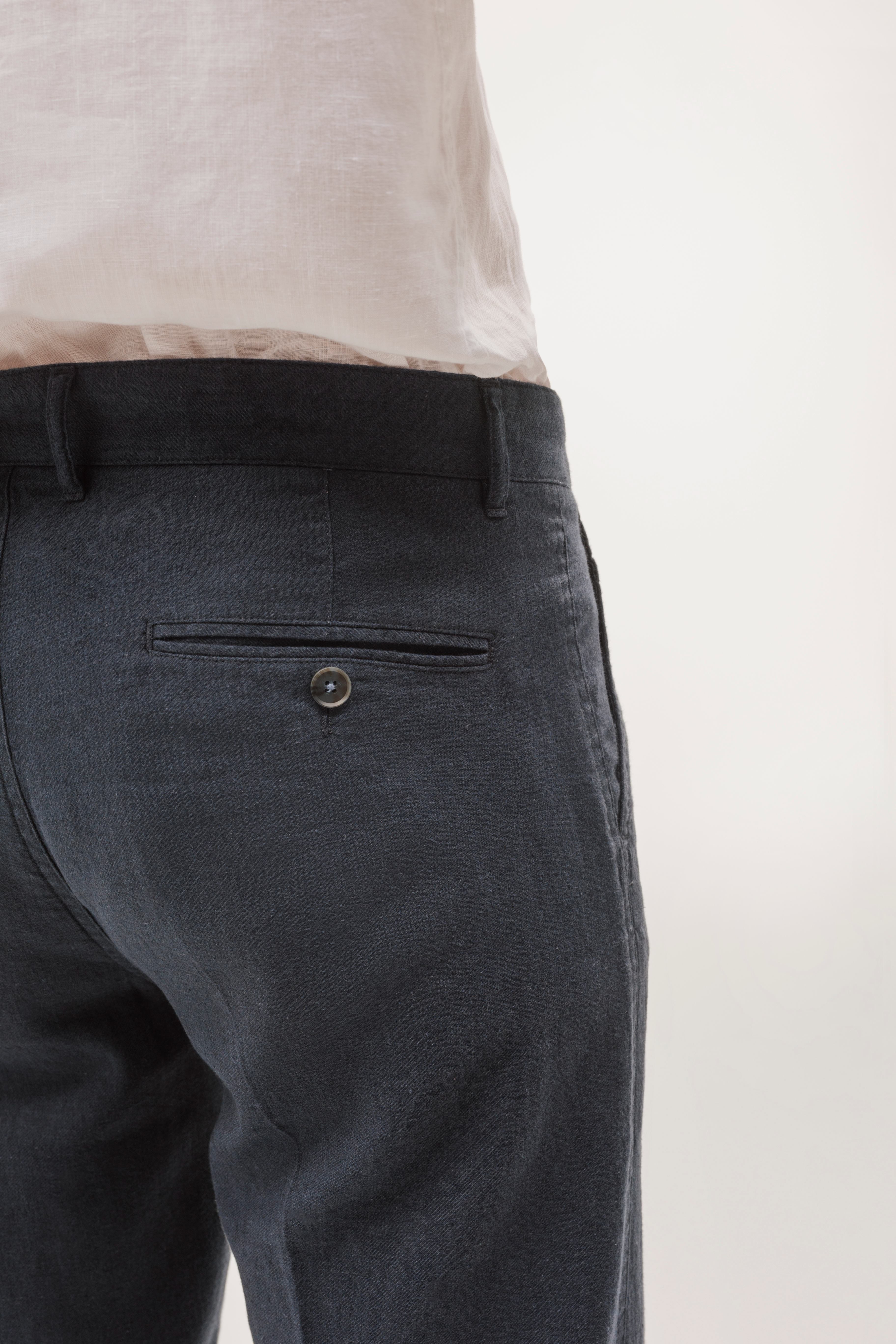 Pantalón smart chino lino