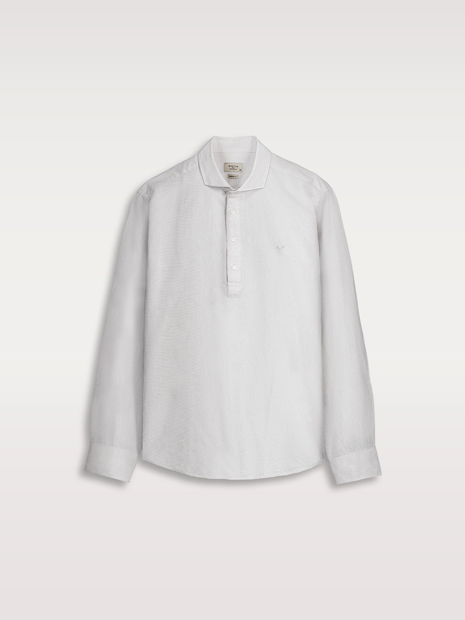 Camisa regular fit polera rayas