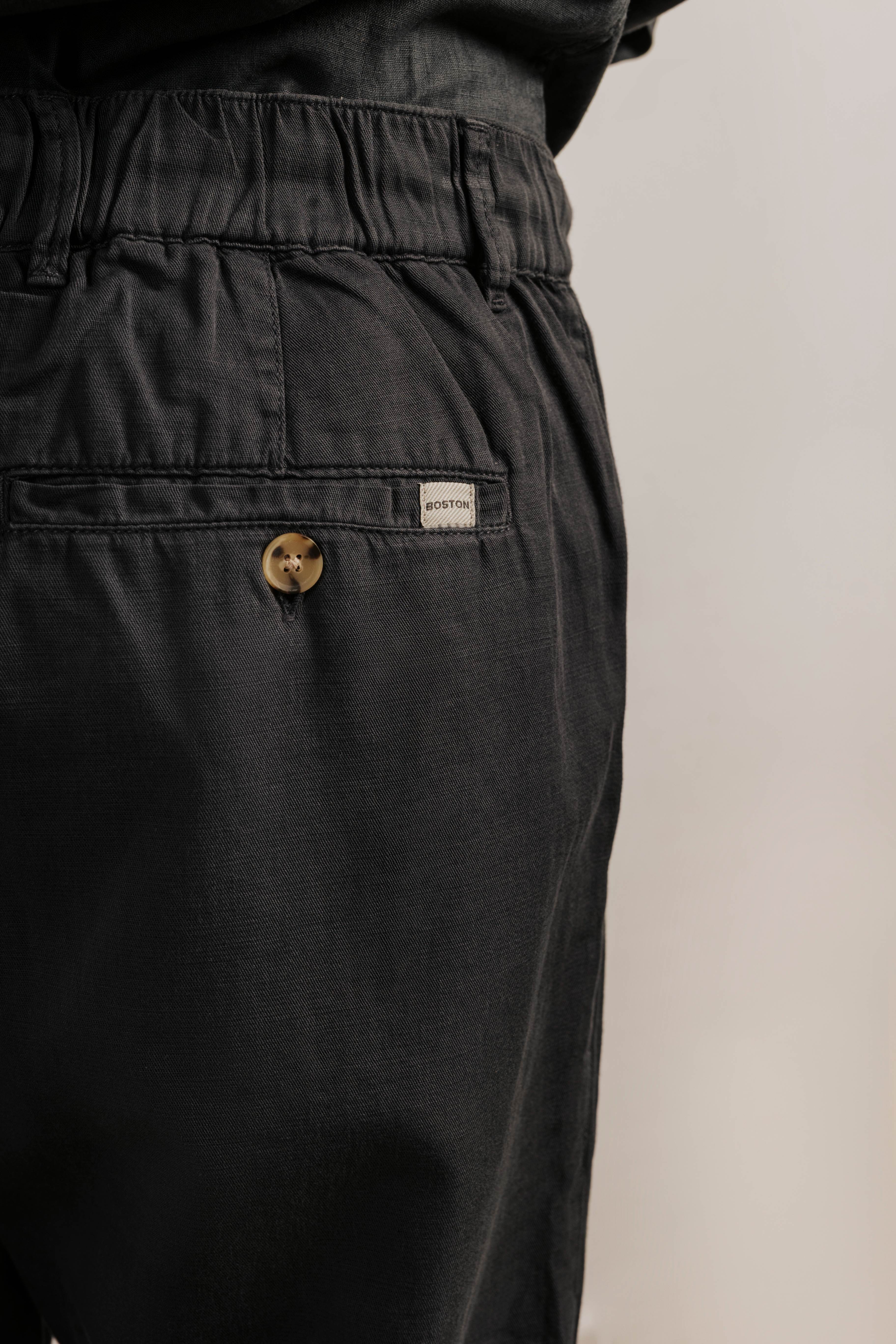 Pantalón con lino chino pinzas