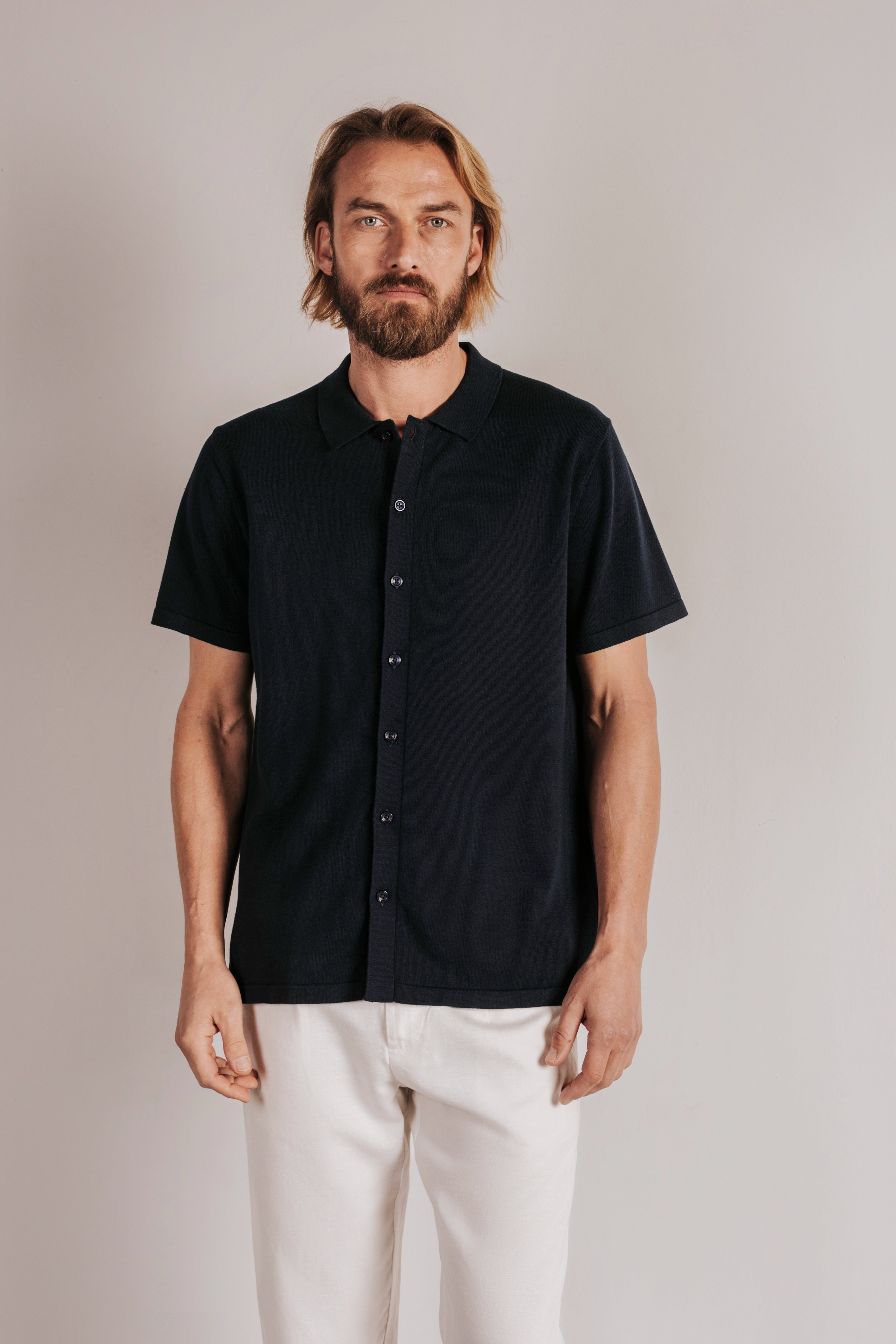 Camisa algodón manga corta