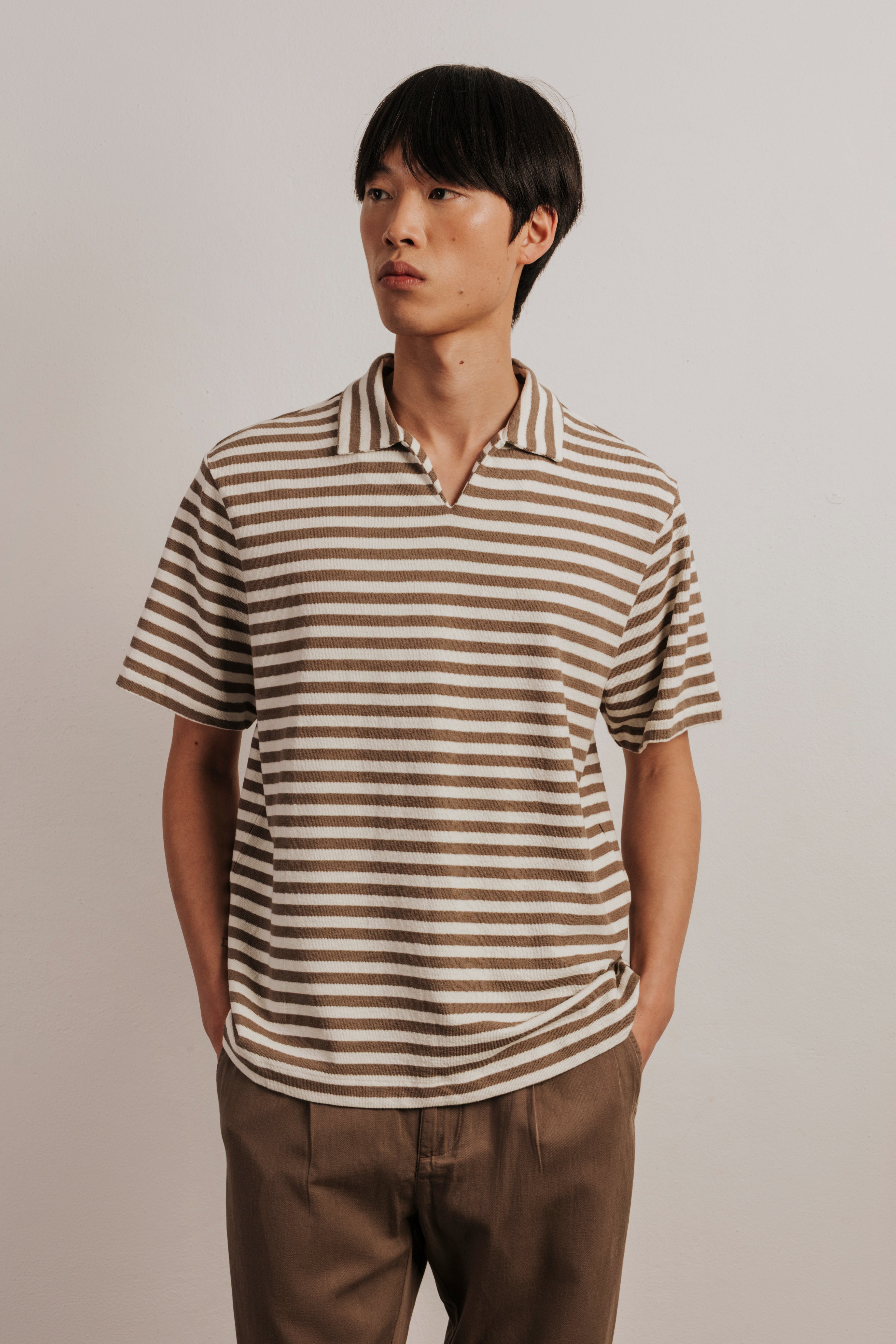 Polo rayas estructura