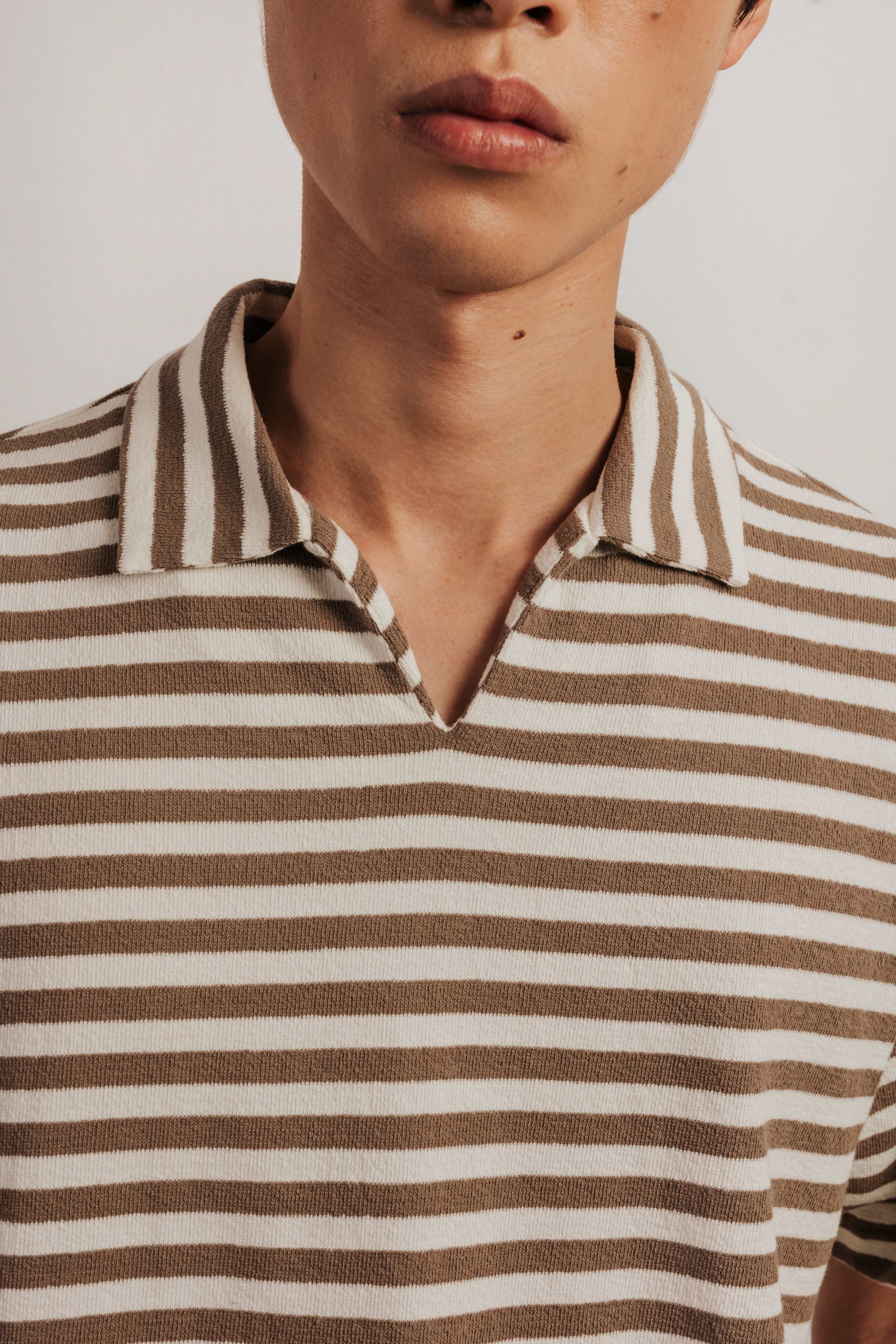 Polo rayas estructura