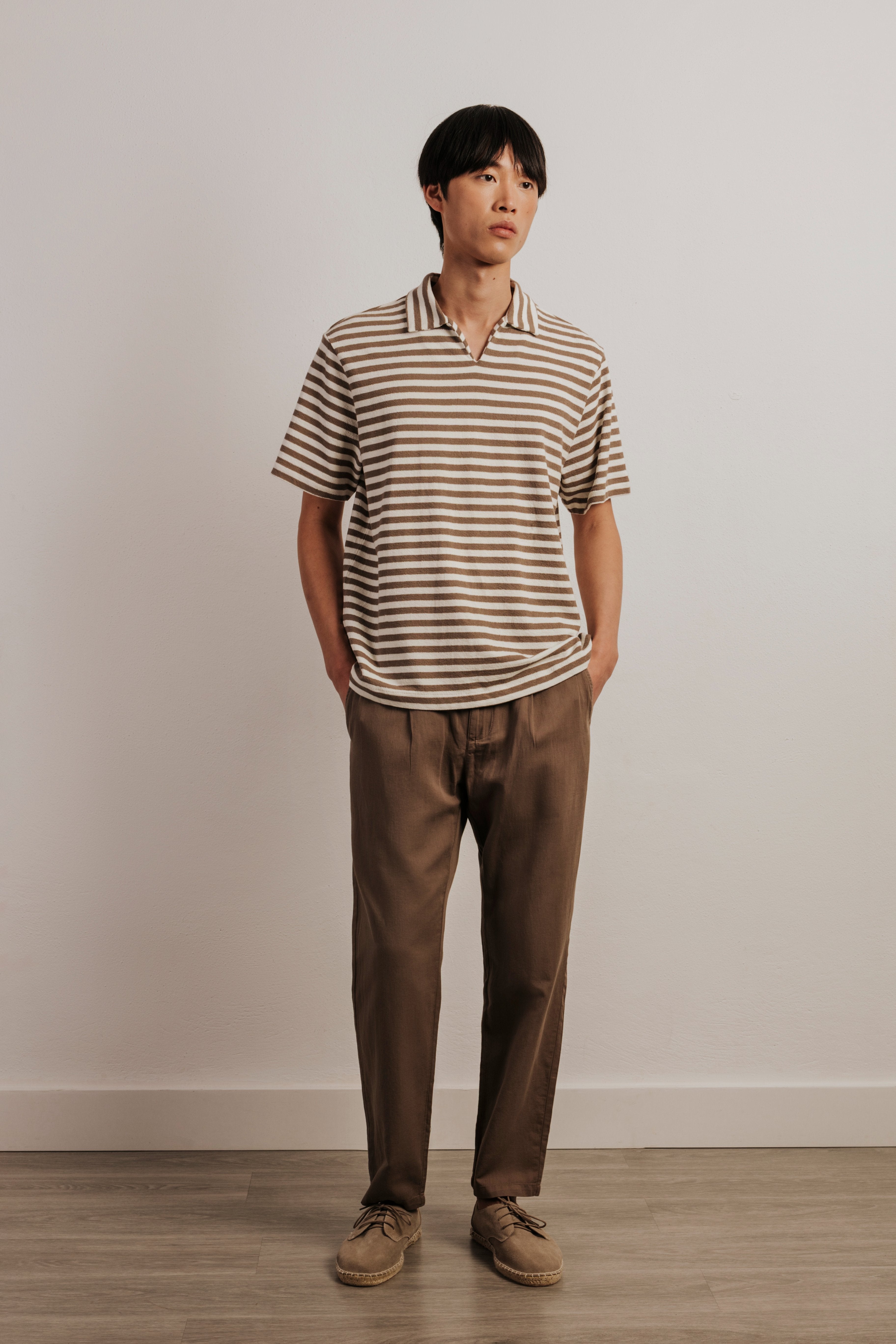 Polo rayas estructura