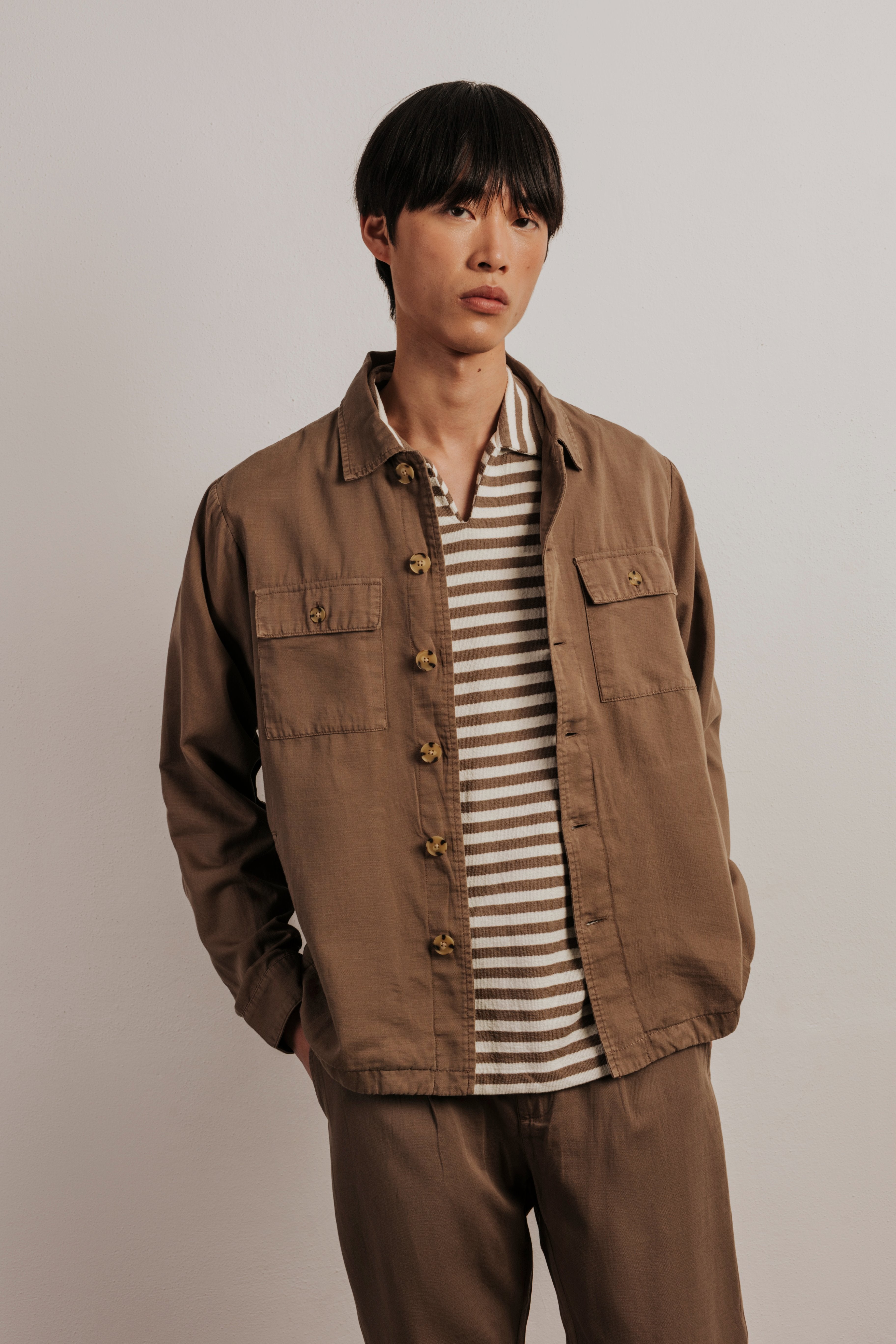 Polo rayas estructura