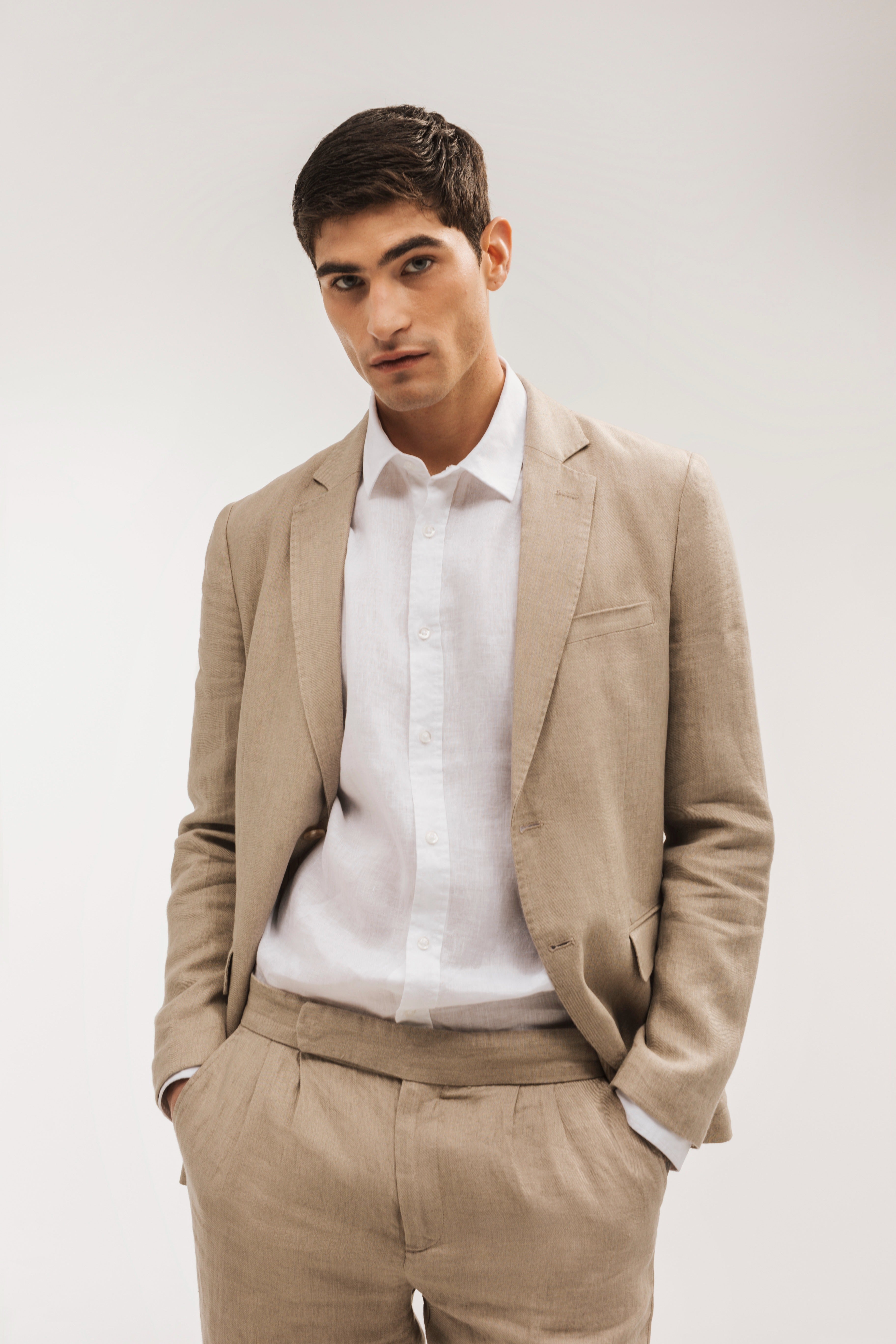 Linen suit jacket