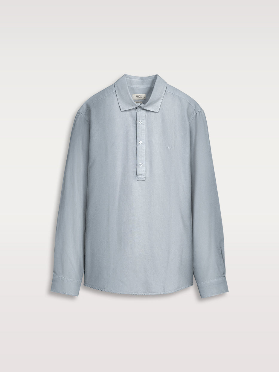 Camisa regular fit tencel polera