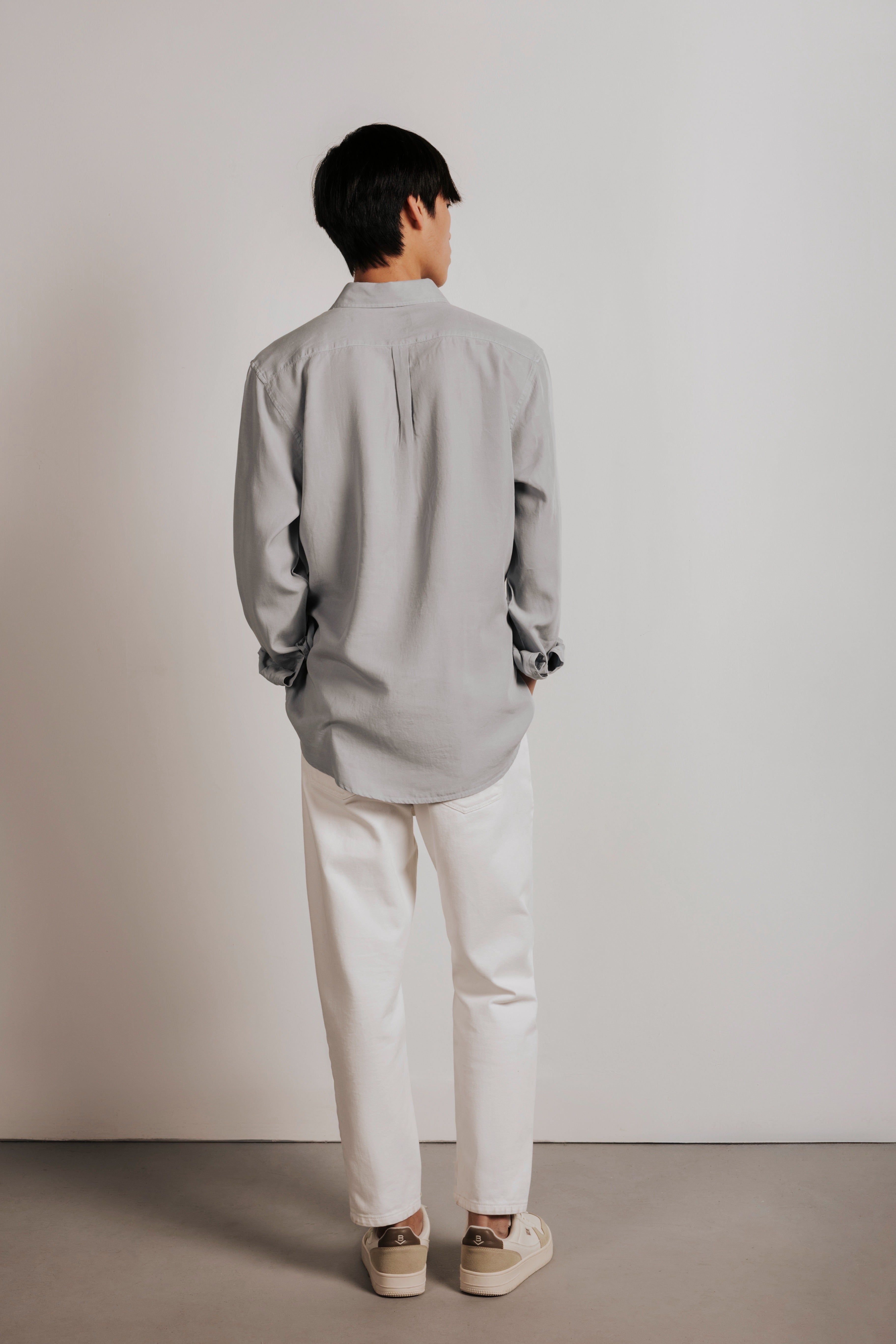 Camisa regular fit tencel polera