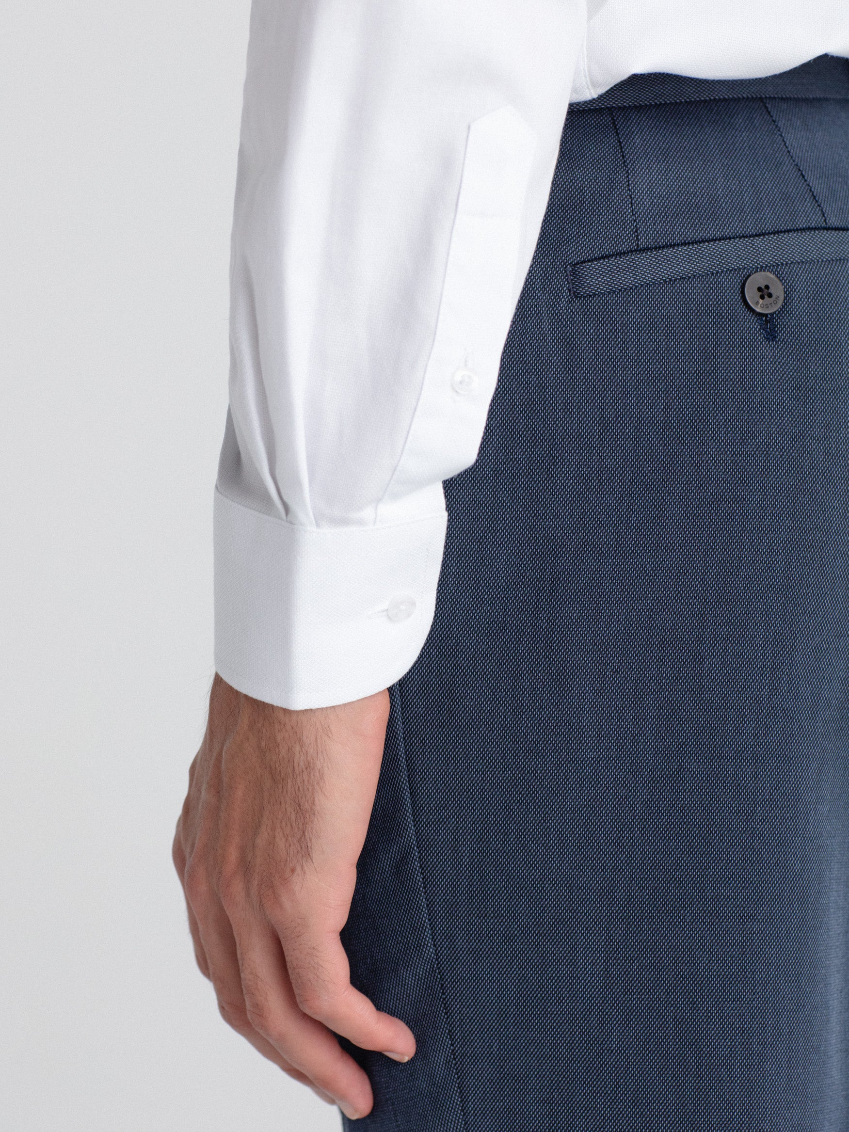 Camisa vestir regular fit 100% algodón