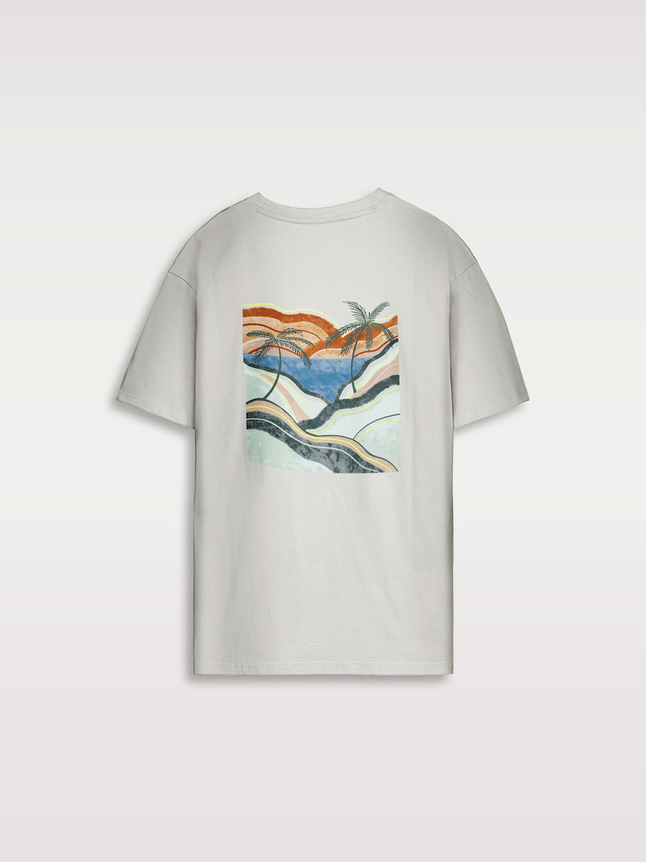Palm tree landscape t-shirt