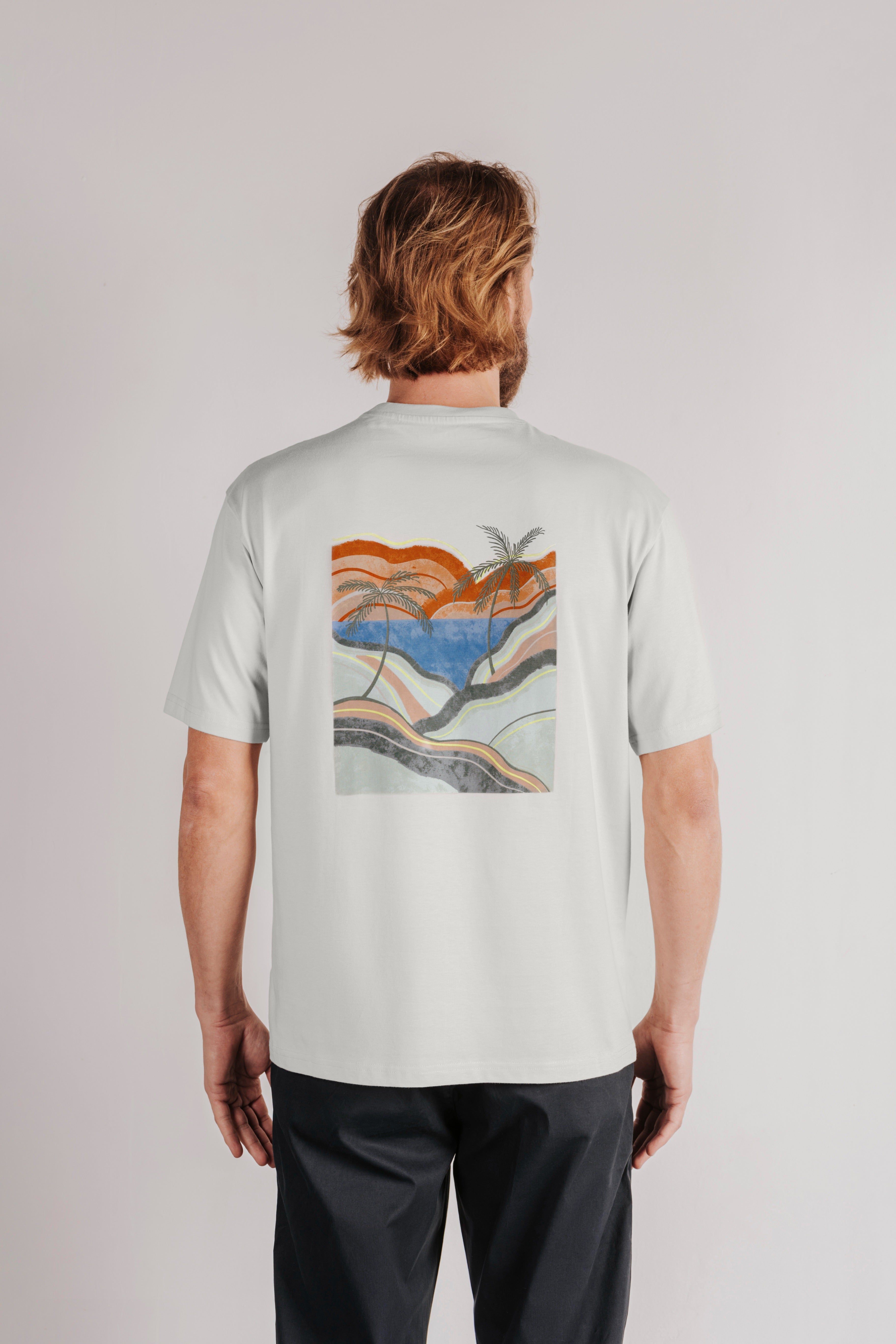 Palm tree landscape t-shirt