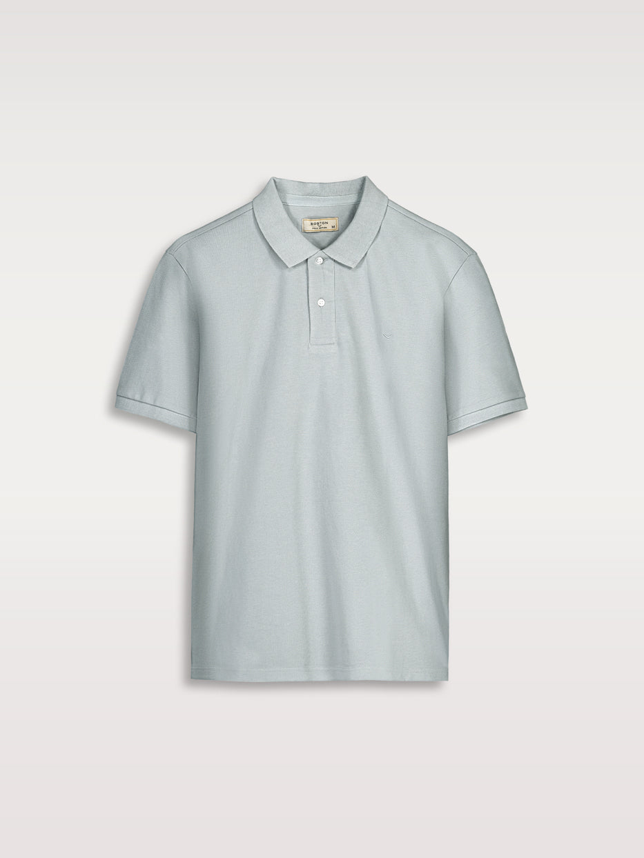 Polo algodón esencial manga corta
