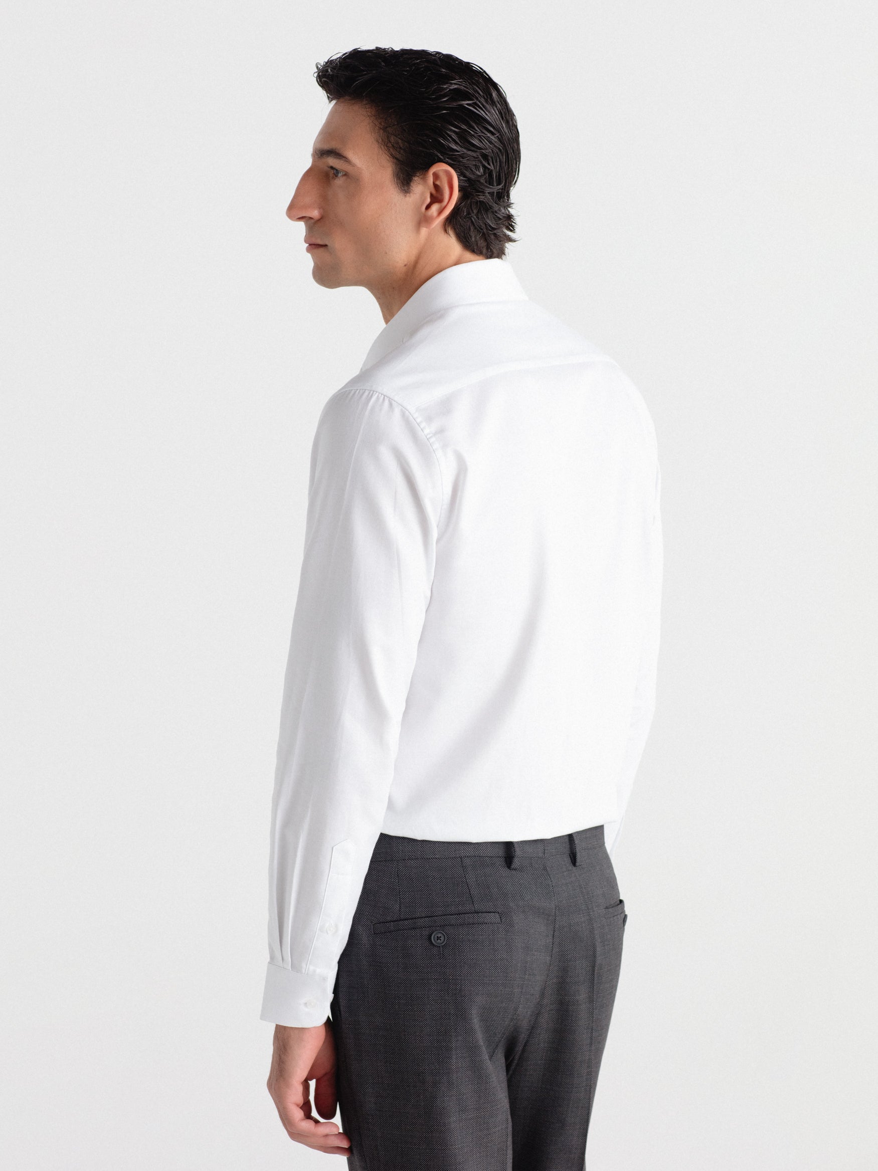 Camisa vestir slim fit fácil planchado