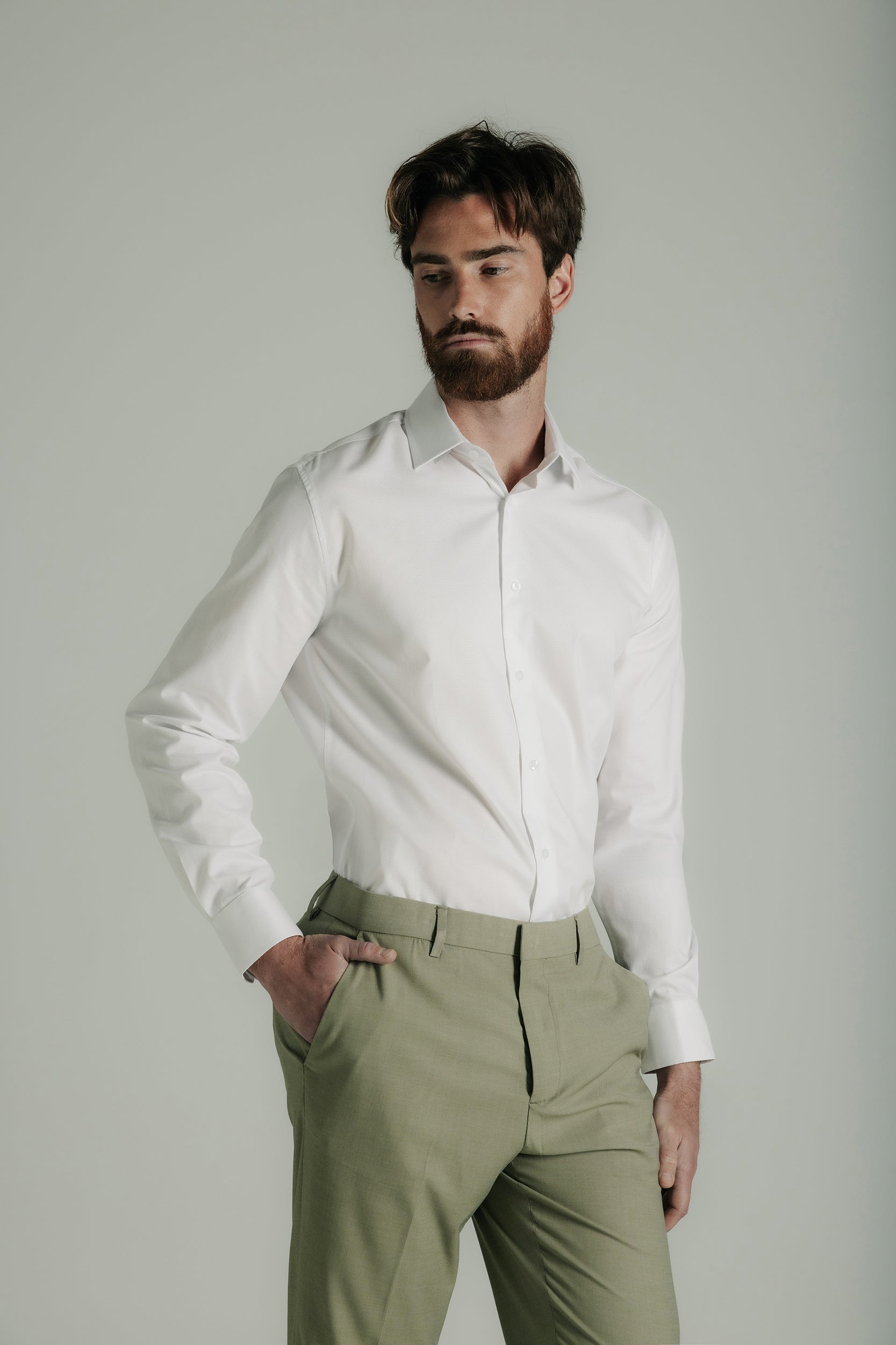 Camisa vestir slim fit