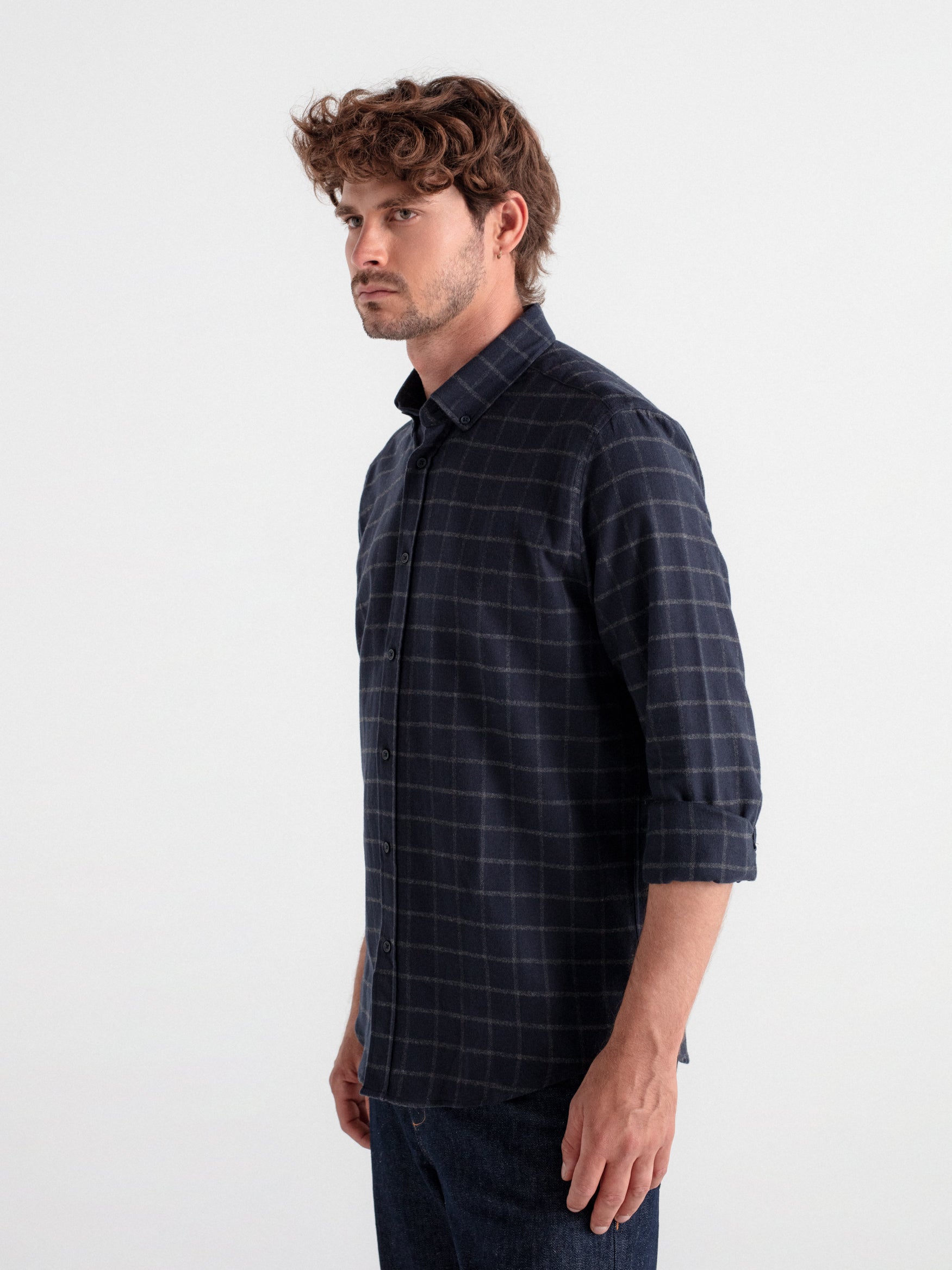 Camisa regular fit cuadros