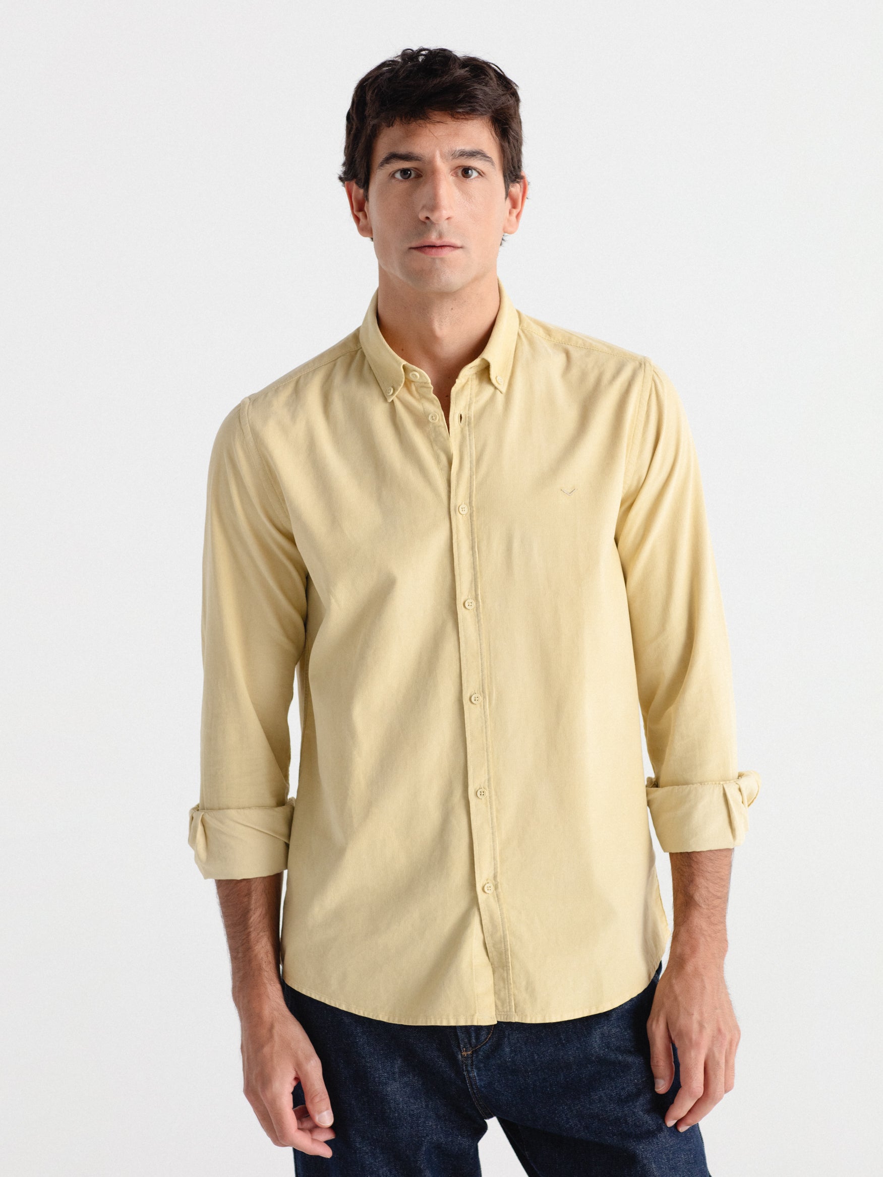 Camisa regular fit micropana