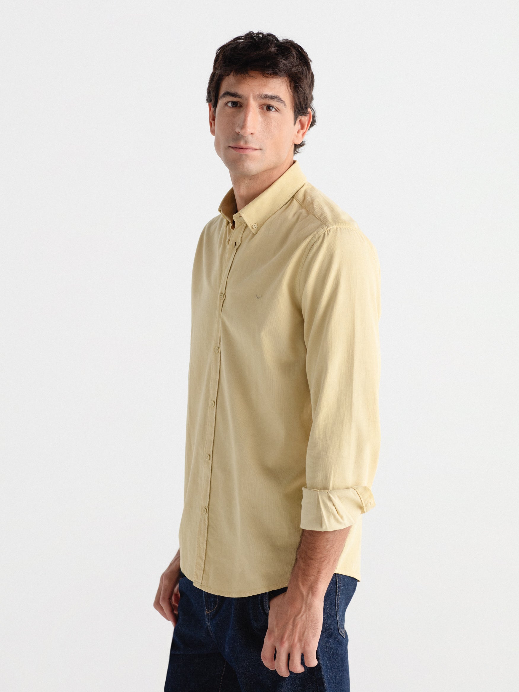 Camisa regular fit micropana