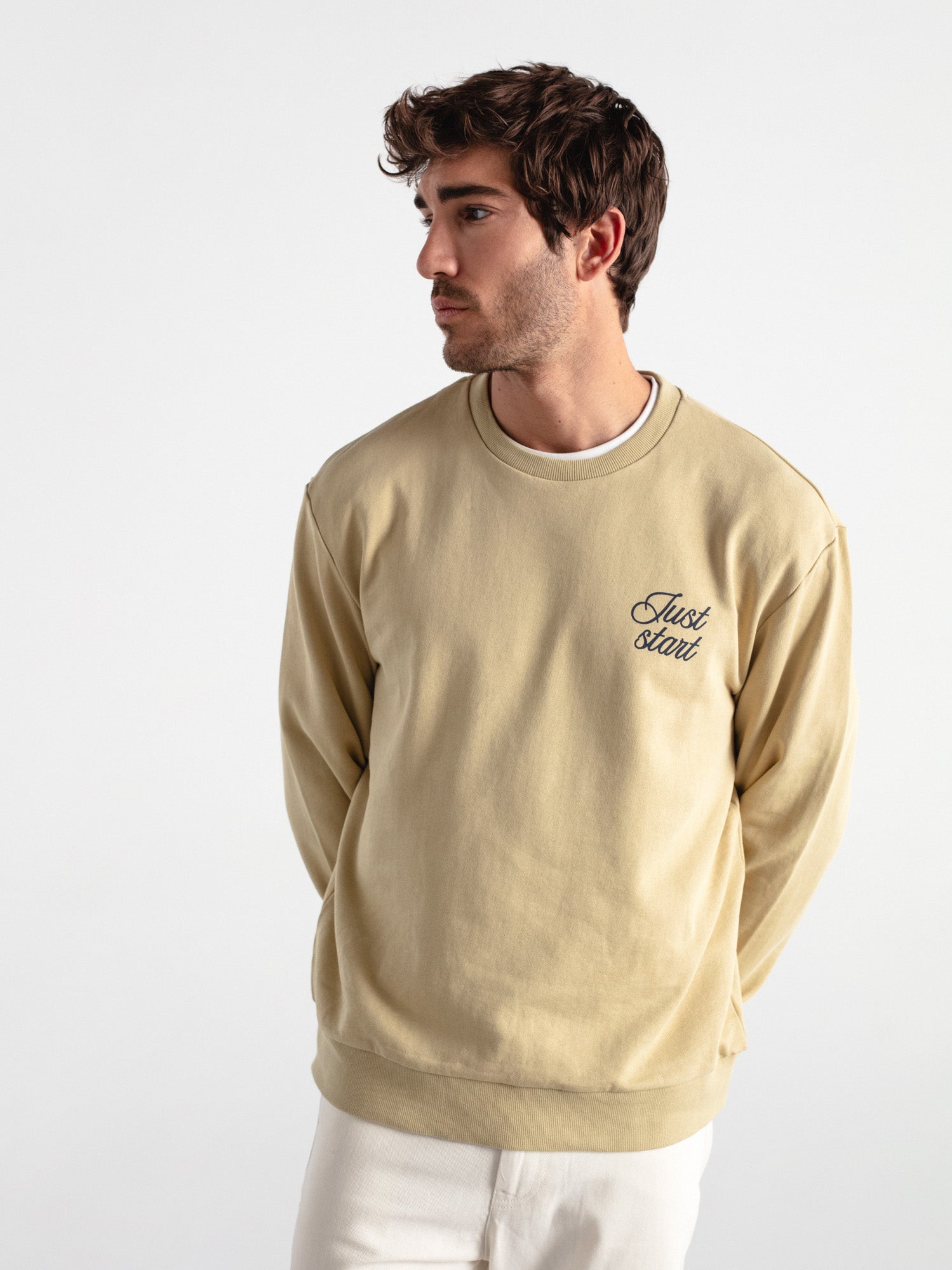 Sudadera regular fit "Just Start"