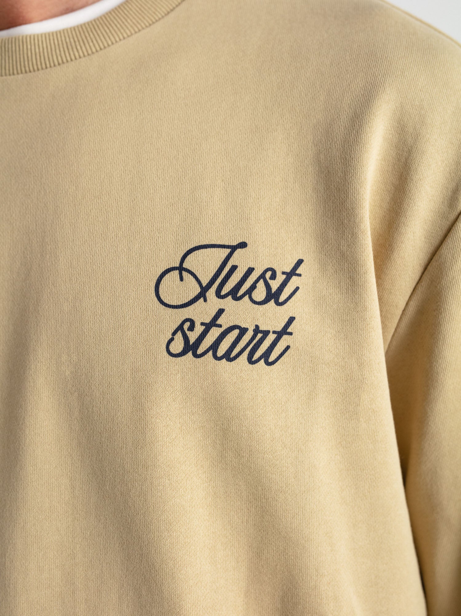 Sudadera regular fit "Just Start"