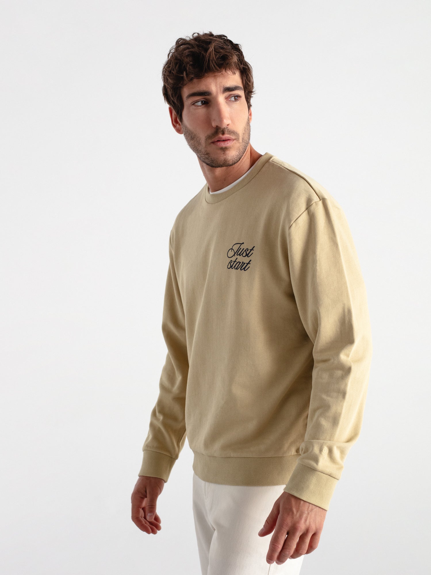 Sudadera regular fit "Just Start"