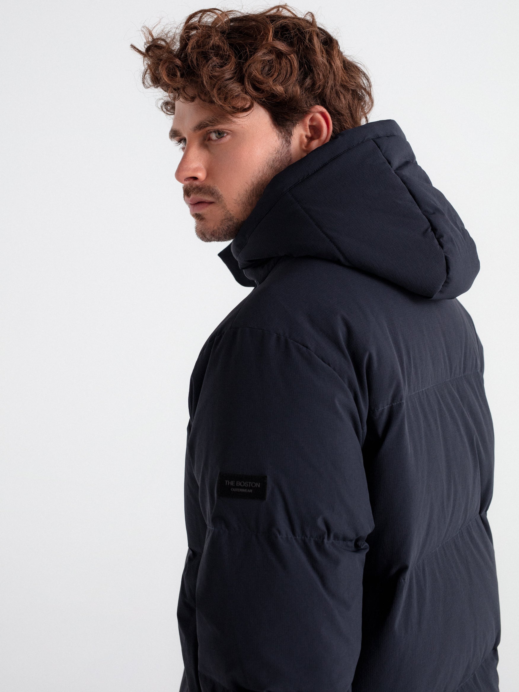 Chaquetón acolchado largo