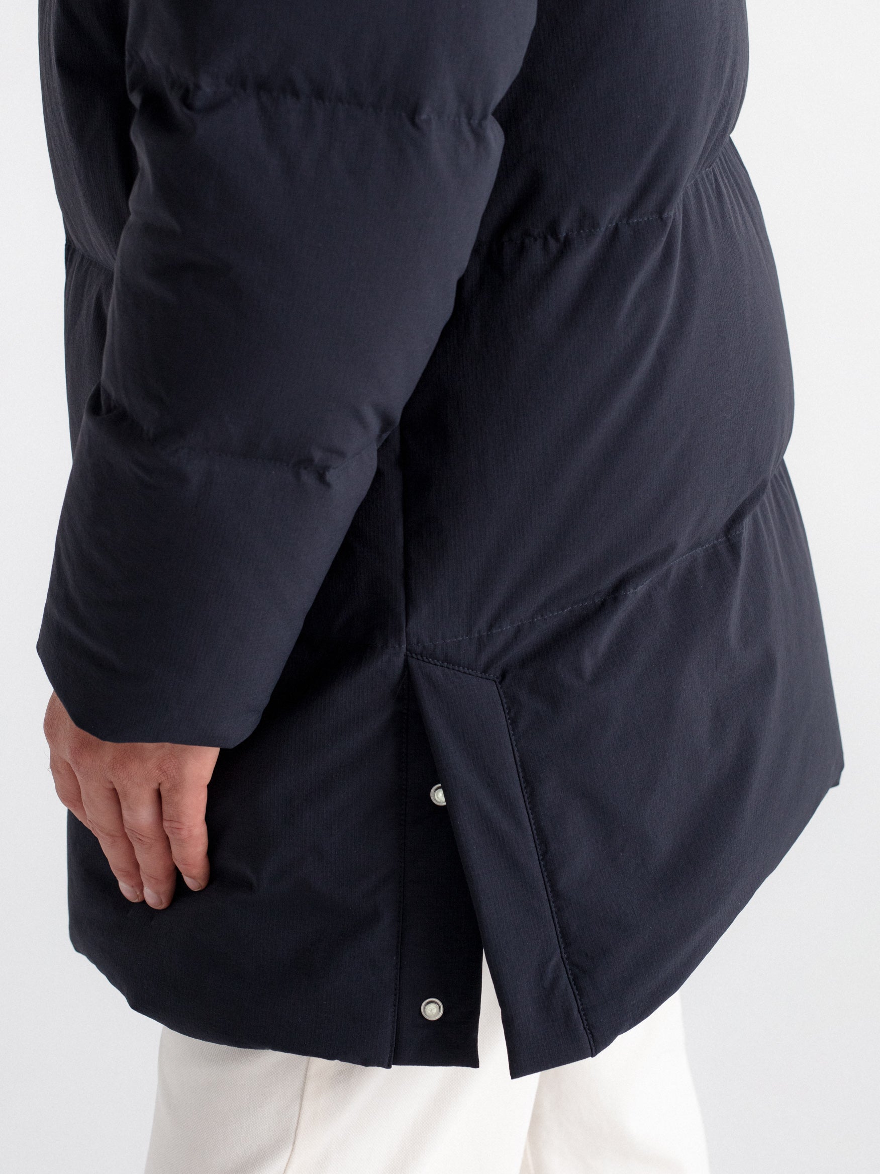 Chaquetón acolchado largo