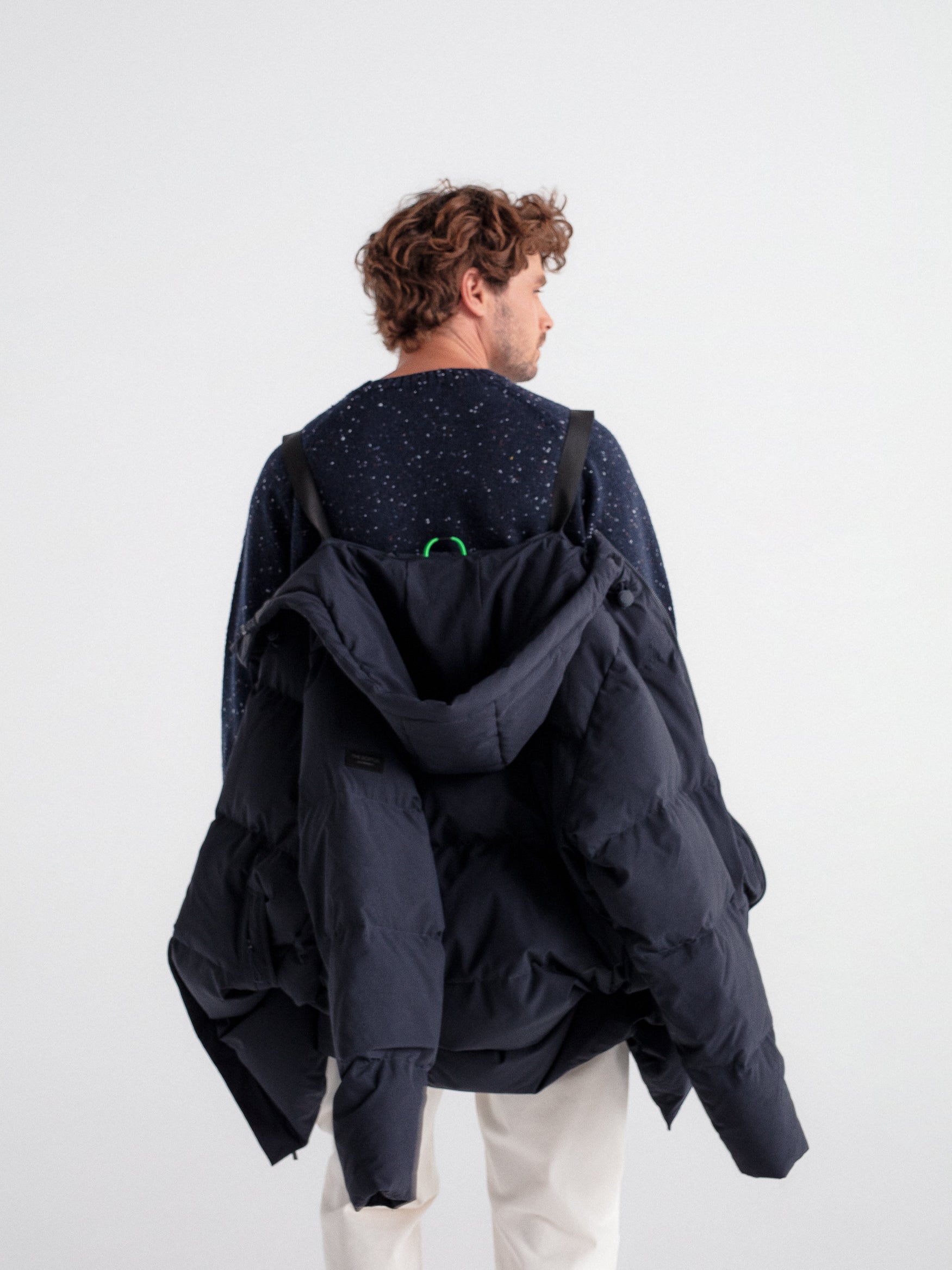 Chaquetón acolchado largo