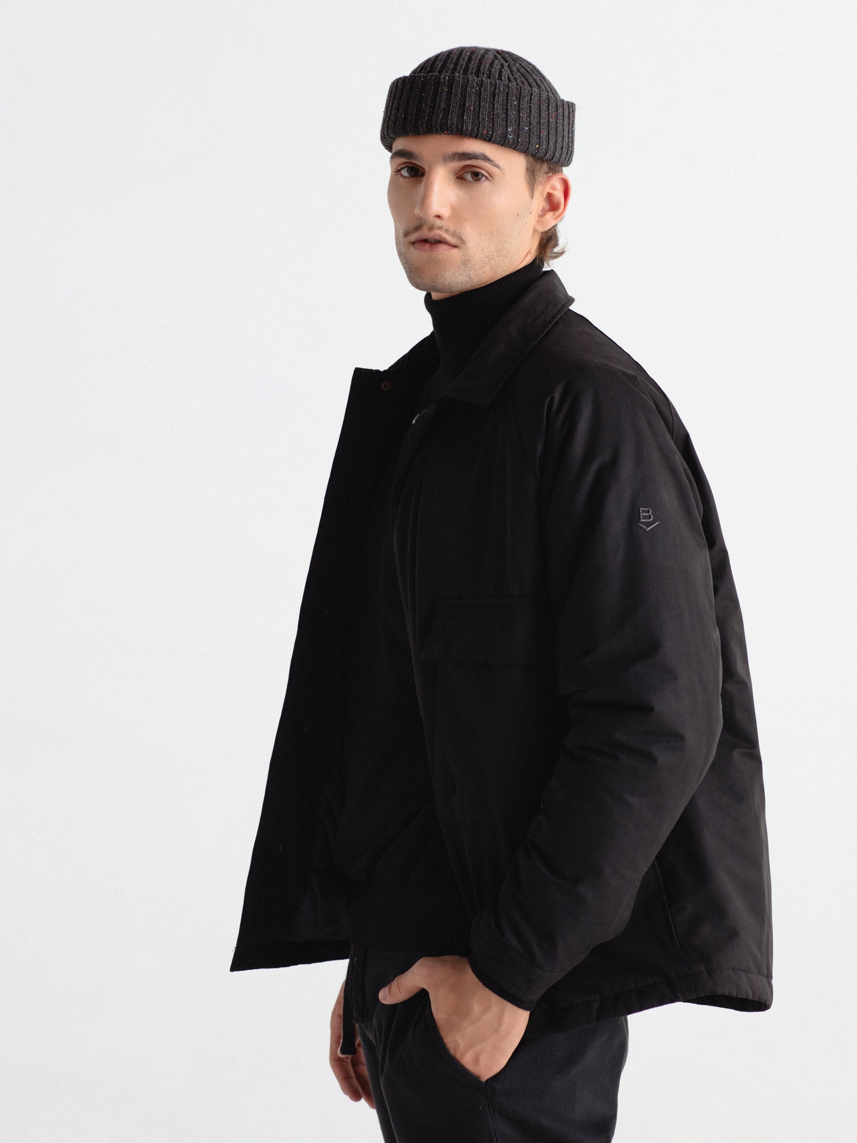 Cazadora acolchada bolsillos