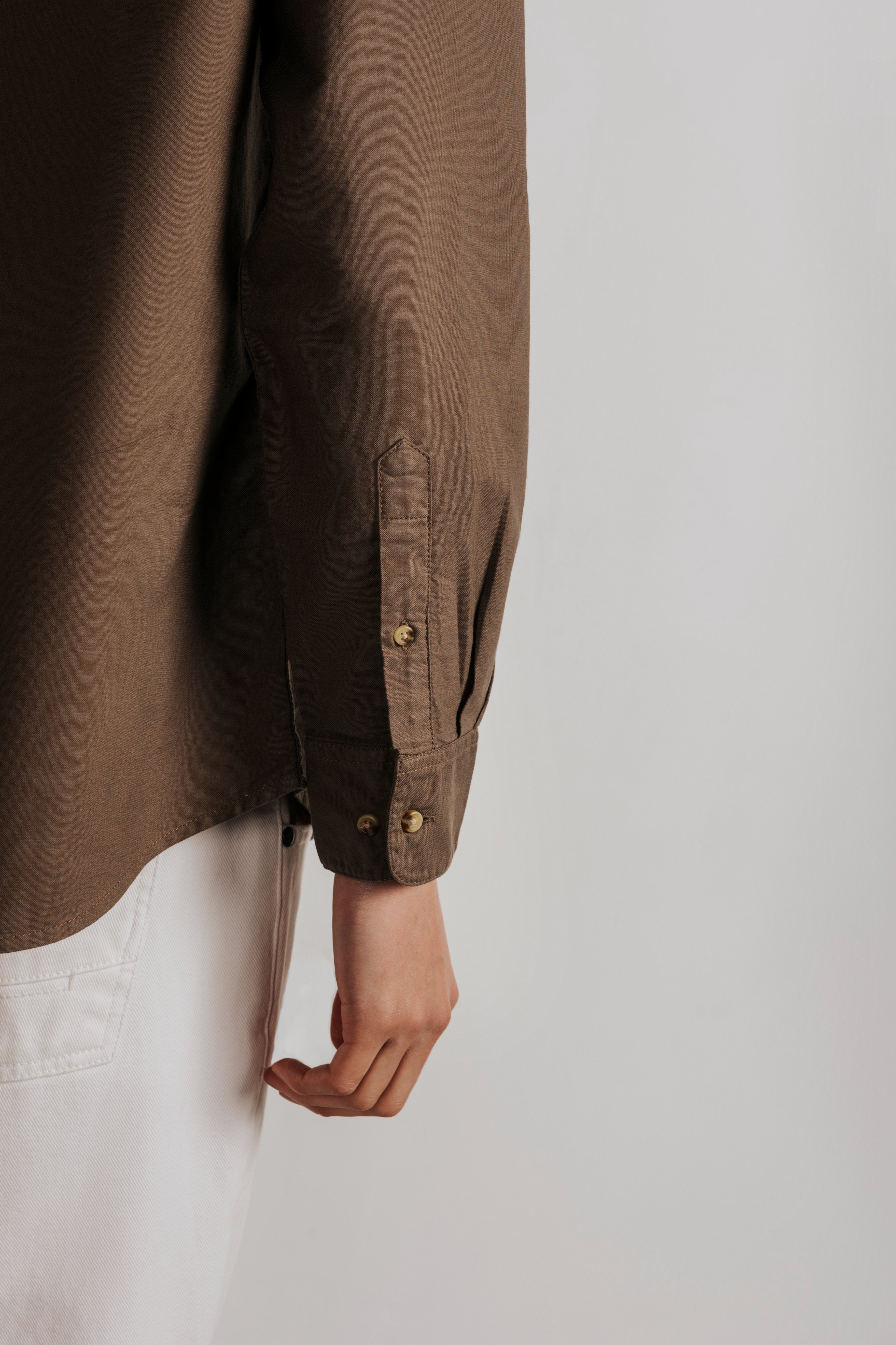 Camisa slim fit oxford algodón