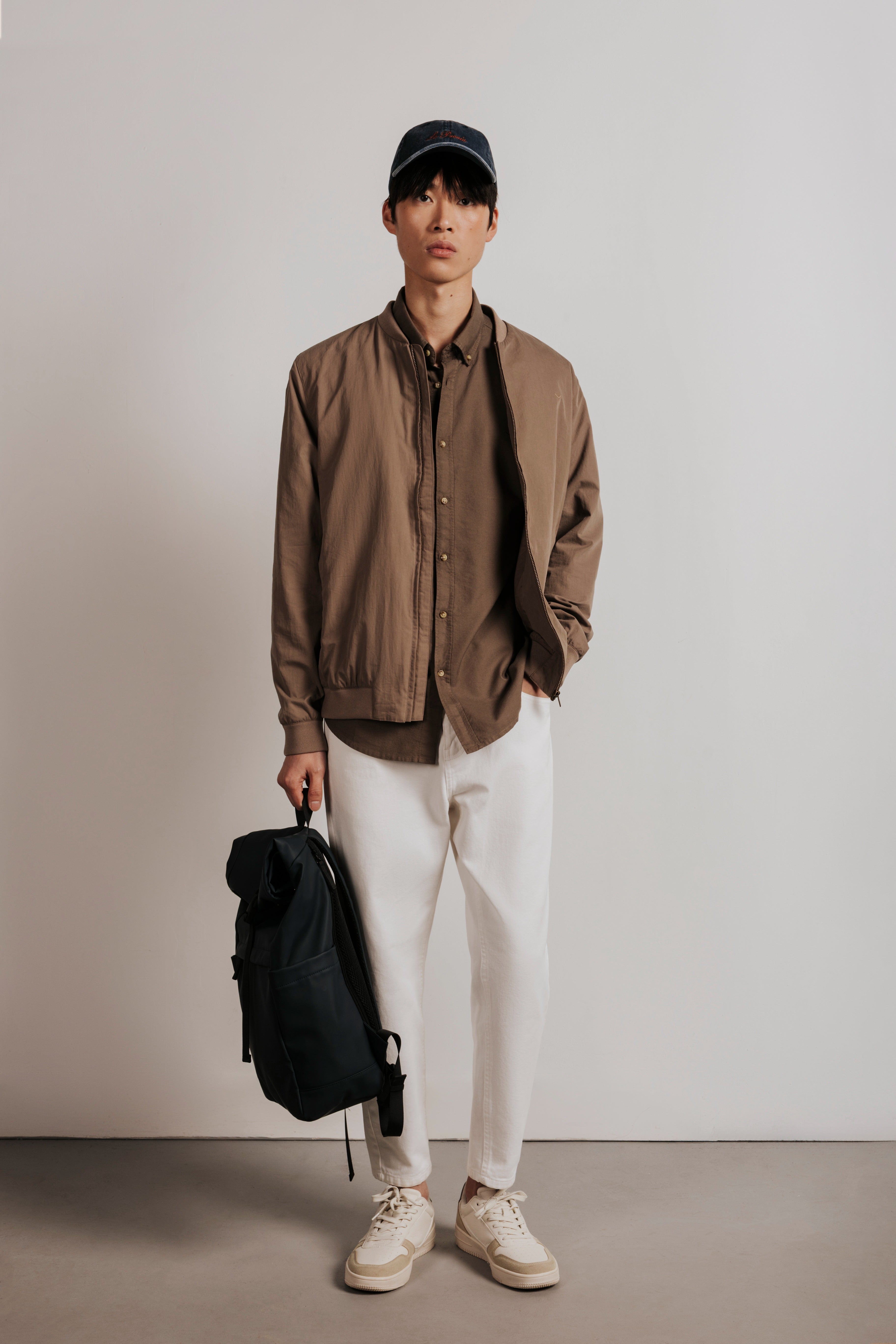 Camisa slim fit oxford algodón