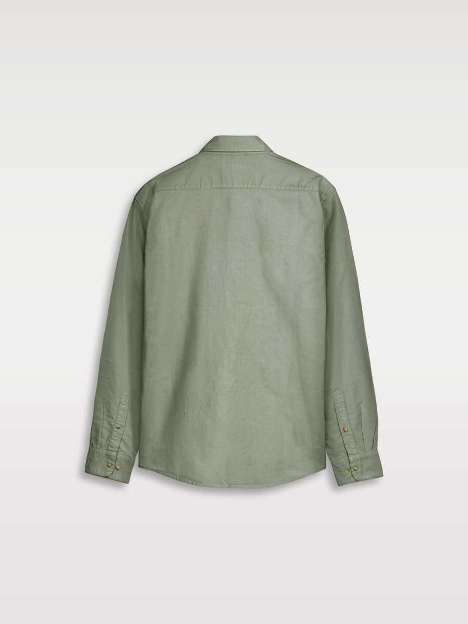 Camisa slim fit oxford algodón