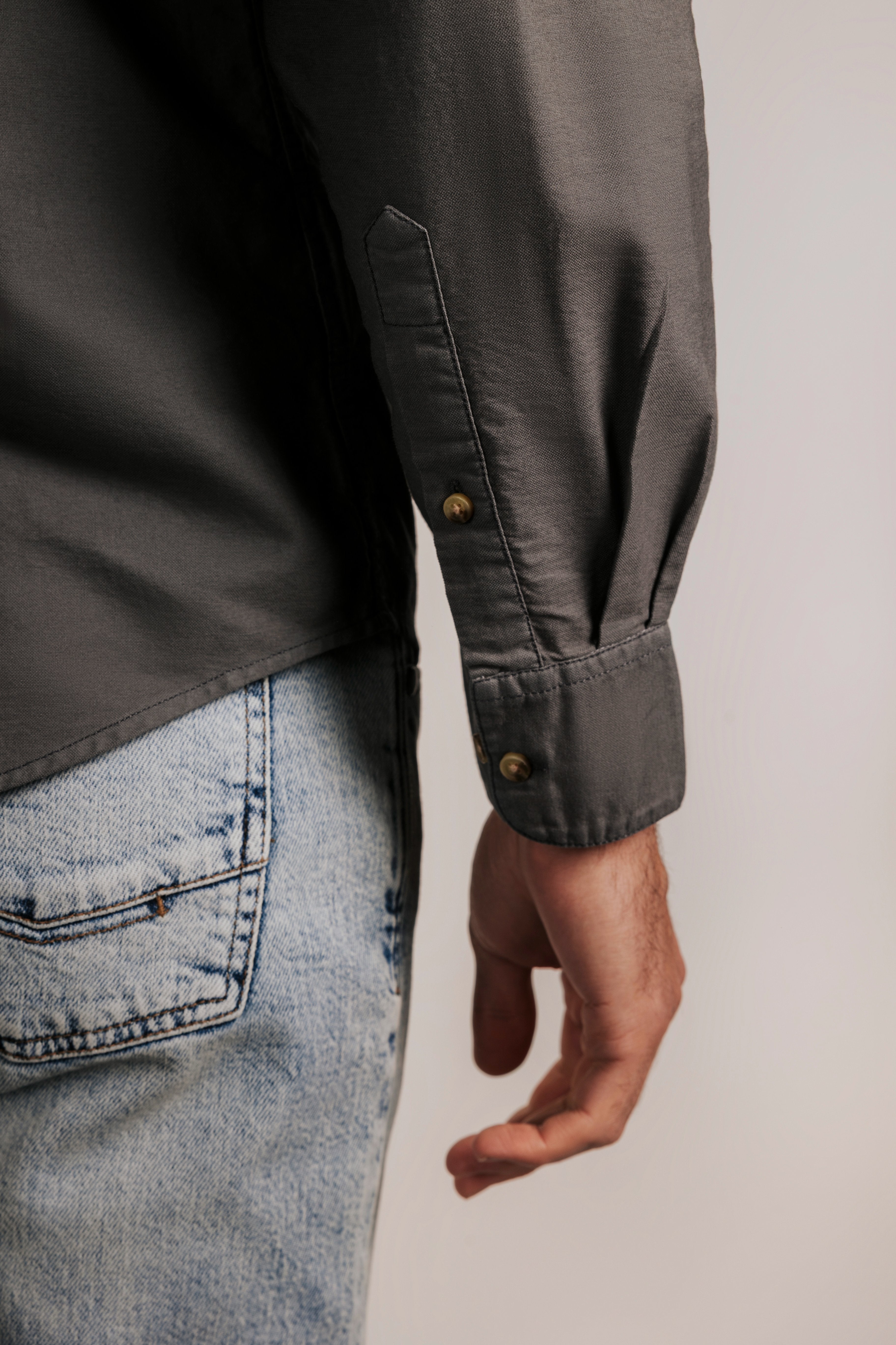 Camisa slim fit oxford algodón