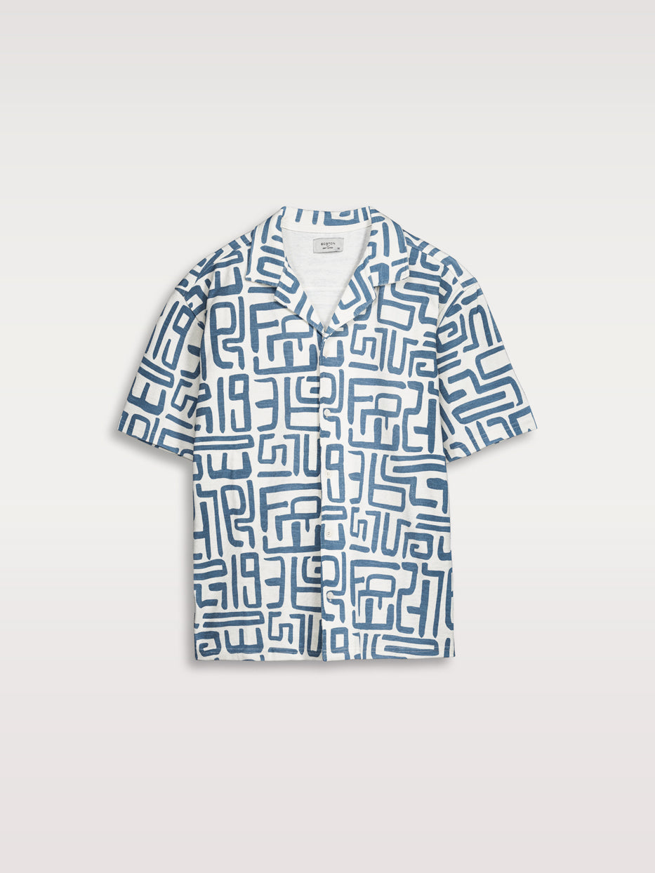 Camisa punto estampada