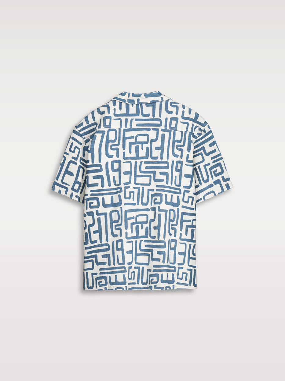 Camisa punto estampada