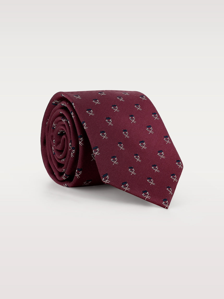 Corbata figurativa silla cine