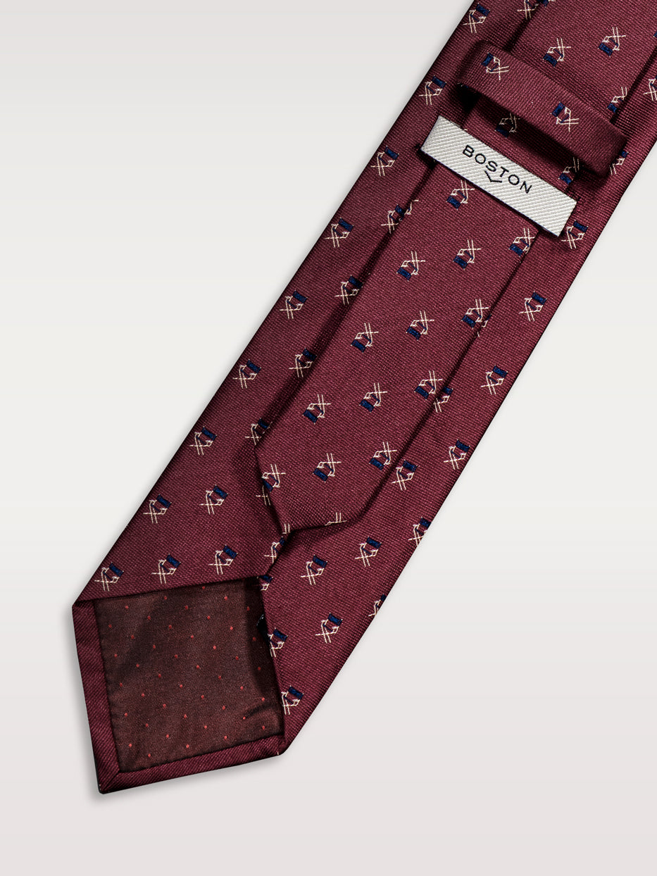 Corbata figurativa silla cine