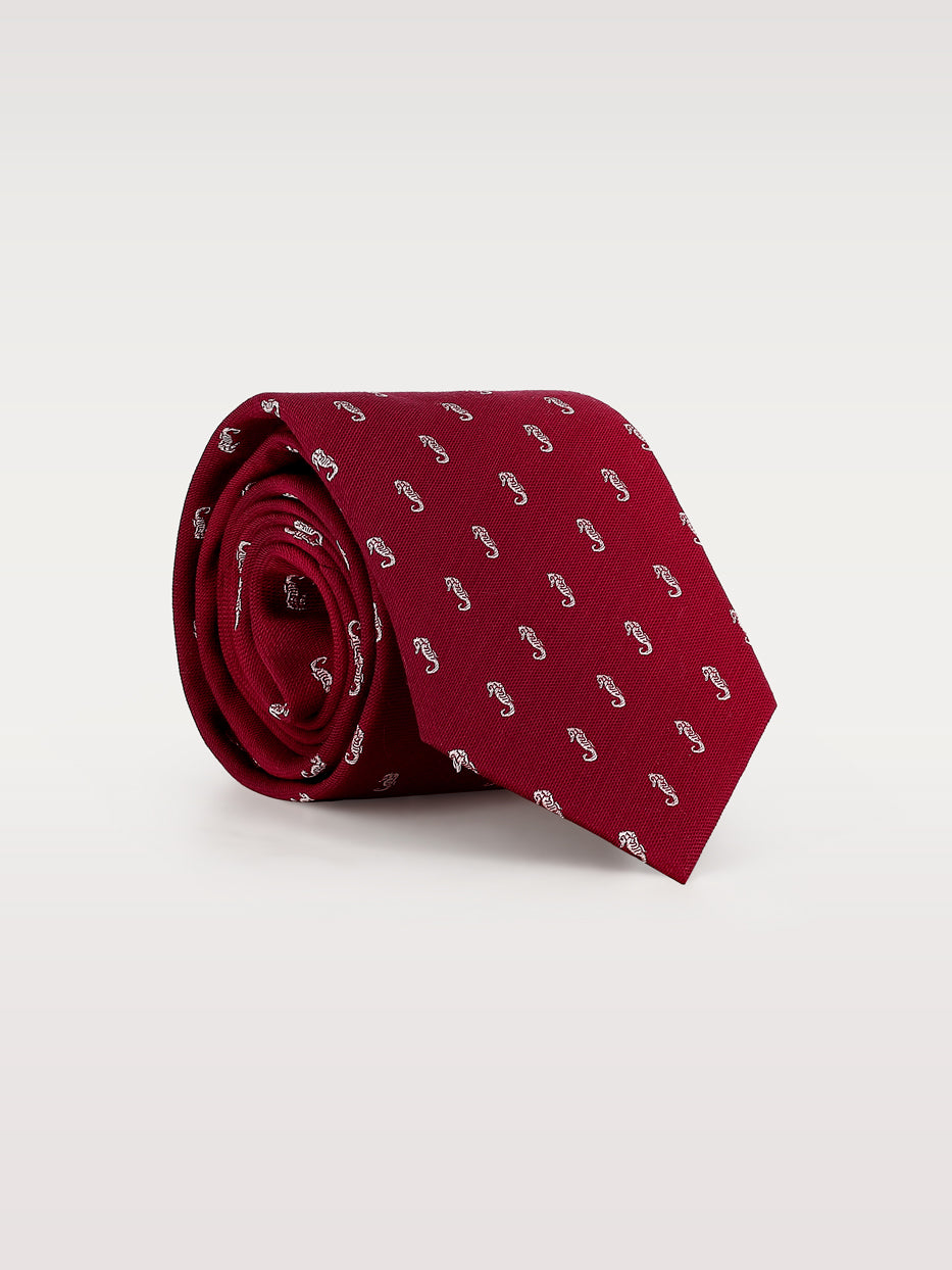 Corbata figurativa caballito mar