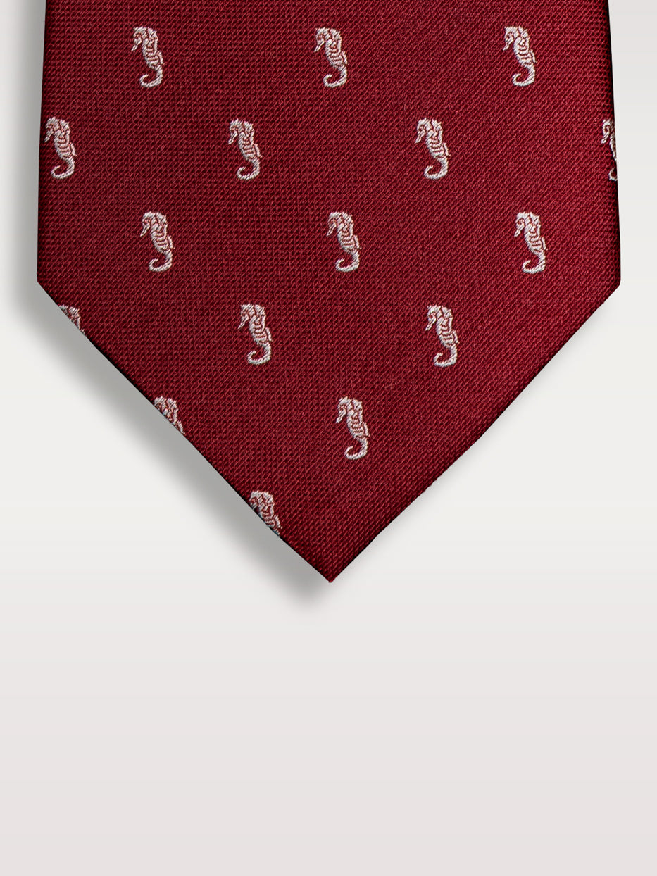 Corbata figurativa caballito mar