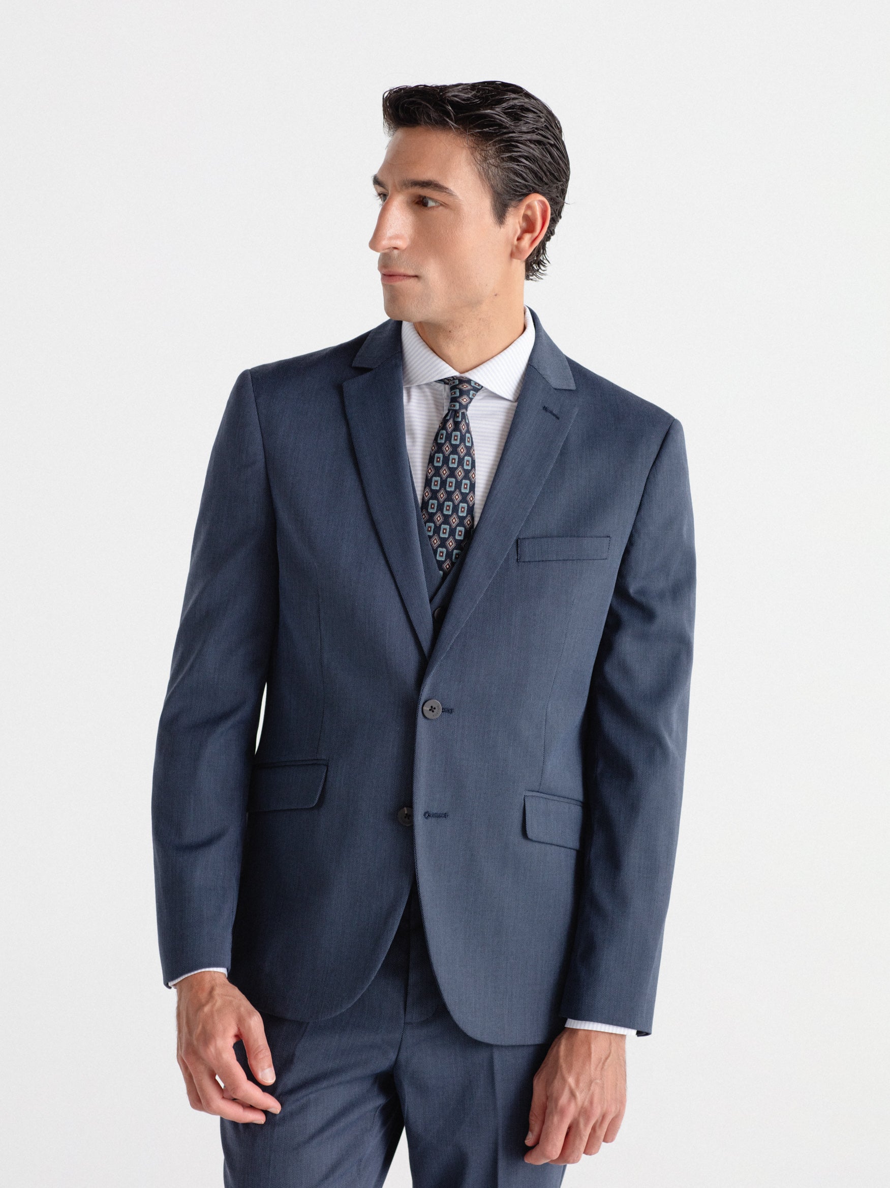 Americana traje ojo de perdiz