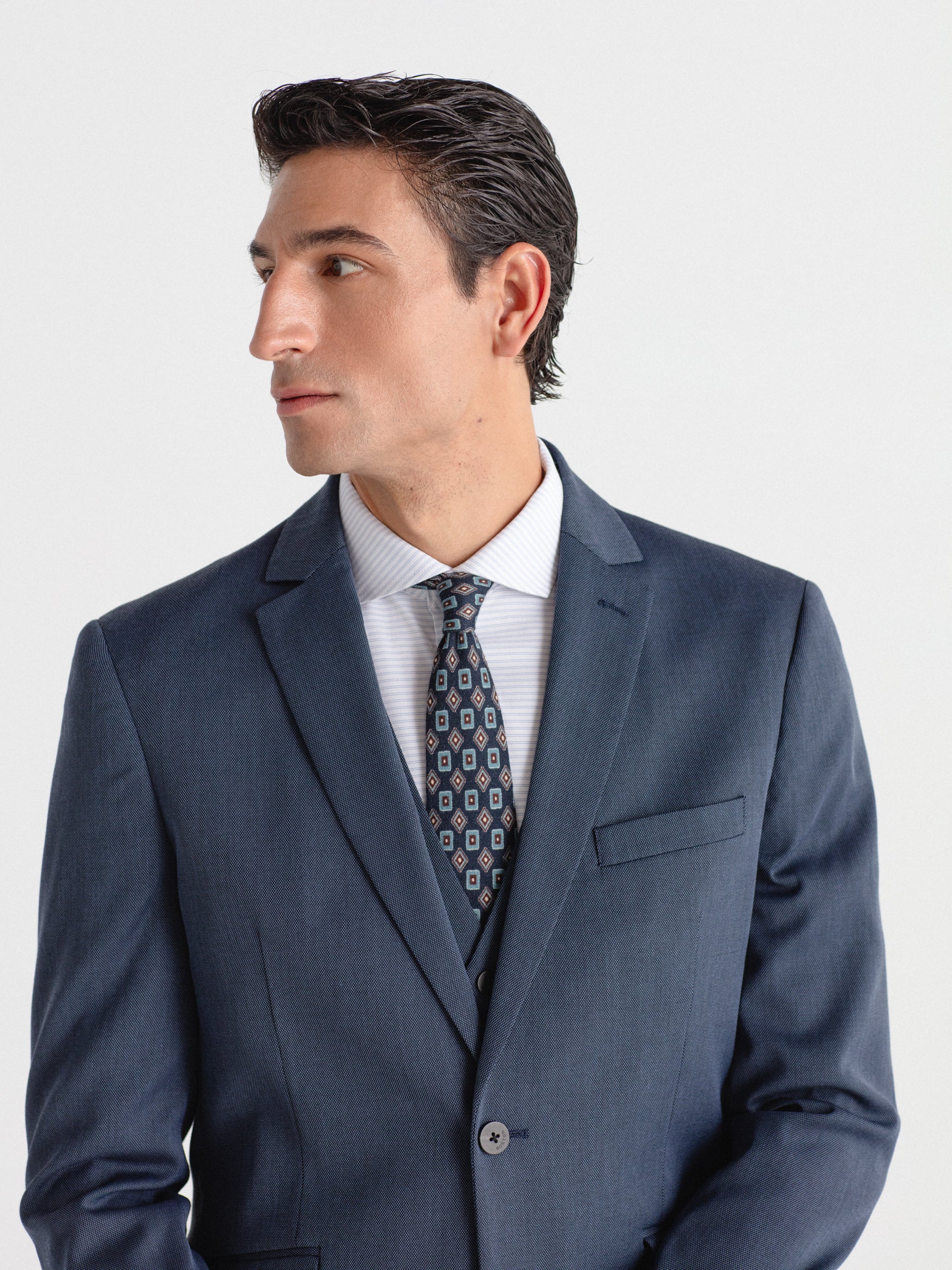 Americana traje ojo de perdiz