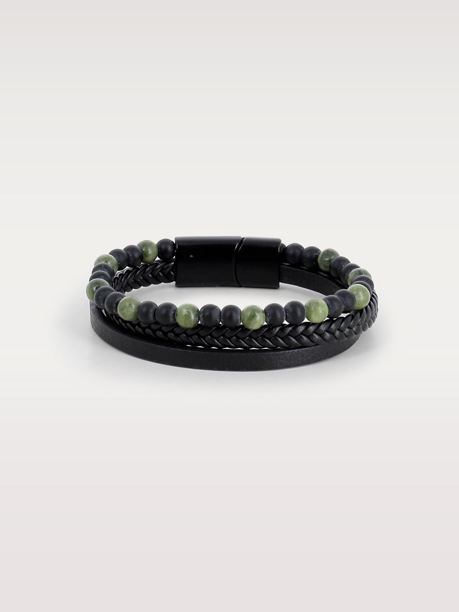 Bracelet pack with braids and beads